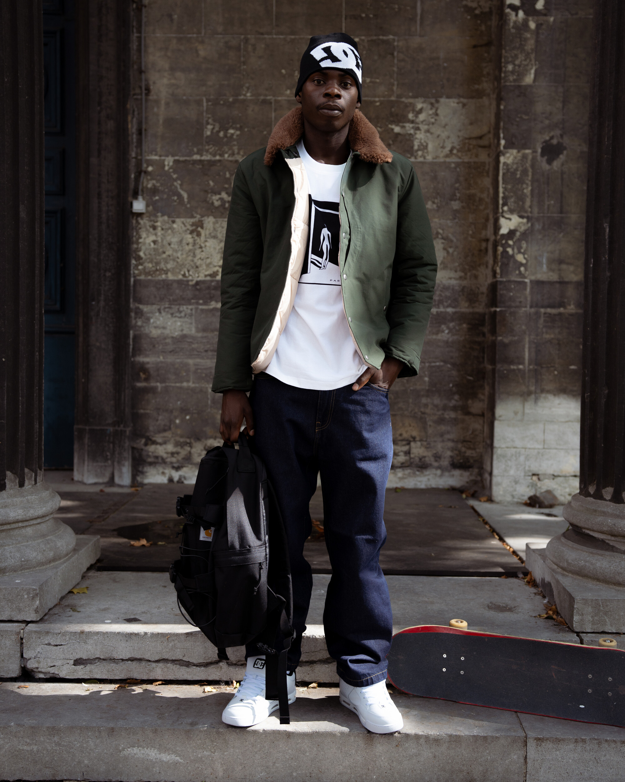 Pop Trading Company Padded Jacket Duffel Green