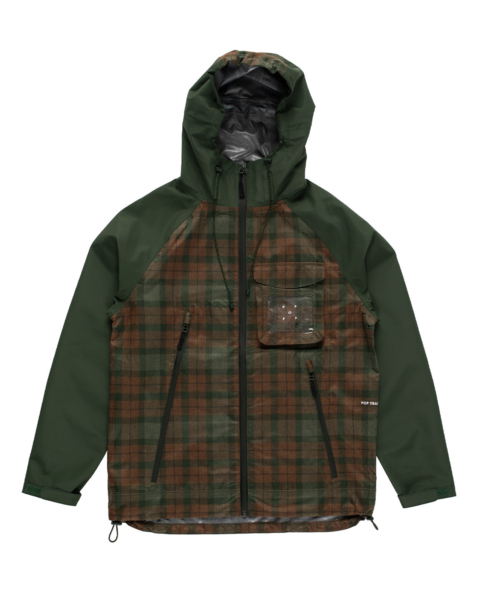 ジャケット・アウター POP TRADING COMPANY CHECKEDORACLE JACKET Pop Trading Co Pop Trading Company Checked Oracle Jacket Duffel