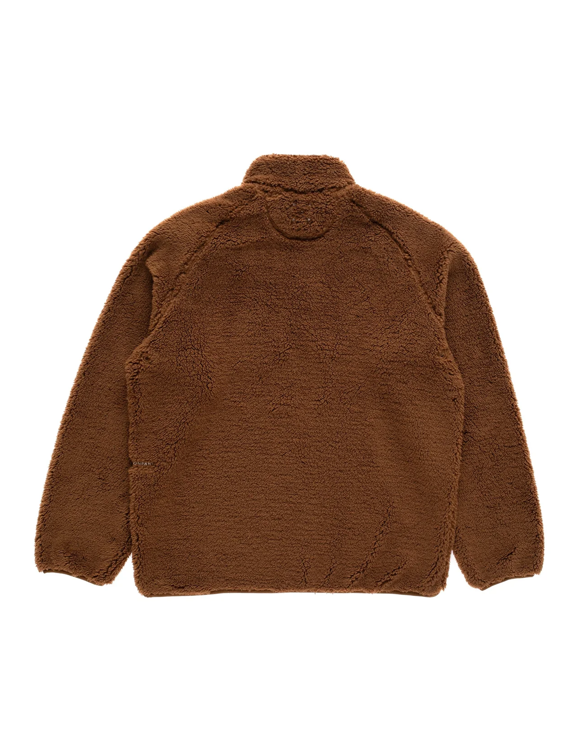 Pop Trading Company Halfzip Polar Fleece Sweat Bison