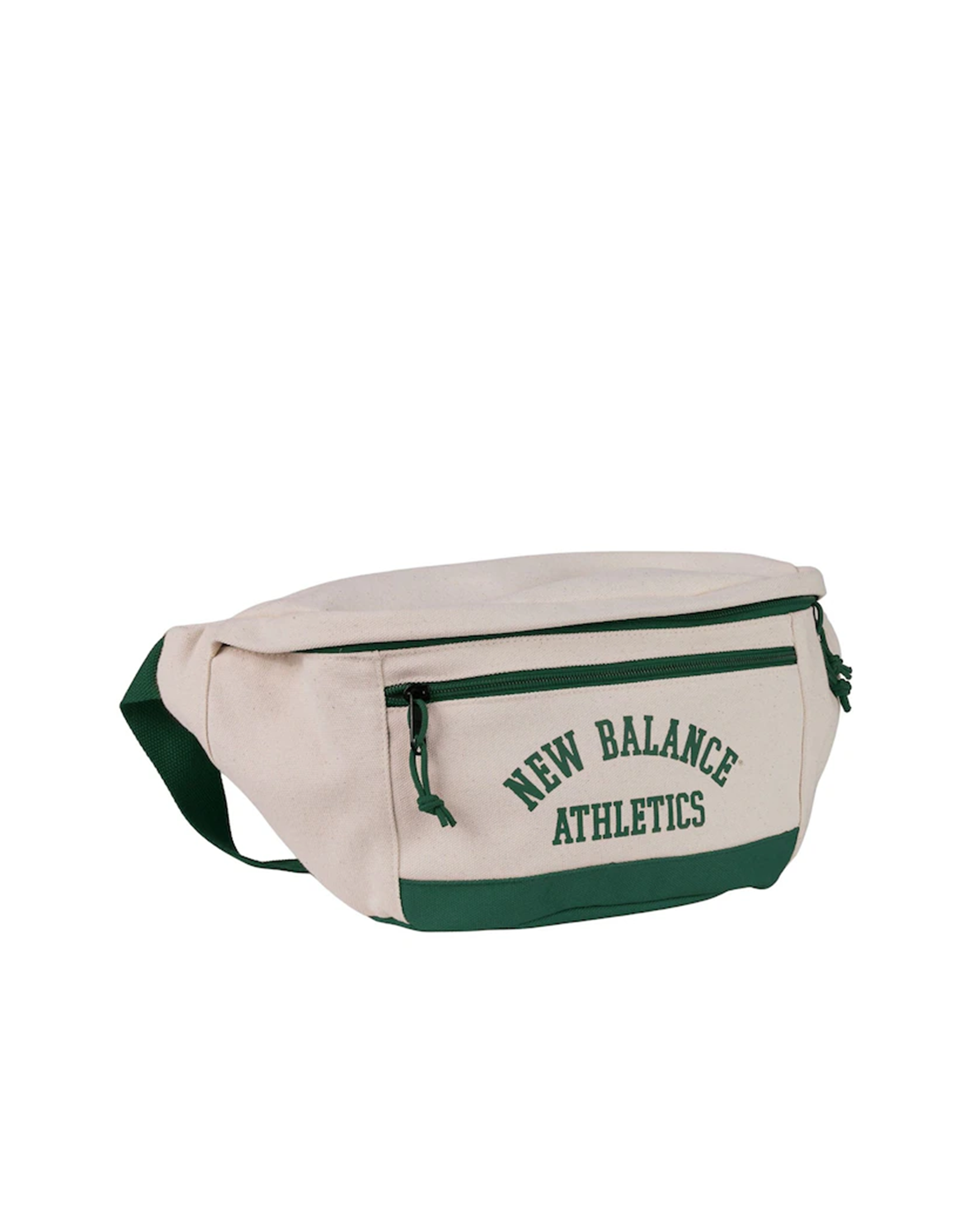 New Balance Classic Canvas Waist Bag - Cream/Nightwatch Green