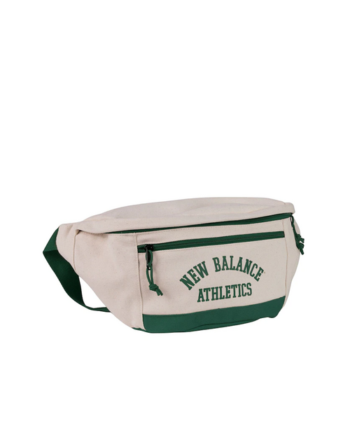 New Balance New Balance Classic Canvas Waist Bag - Cream/Nightwatch Green