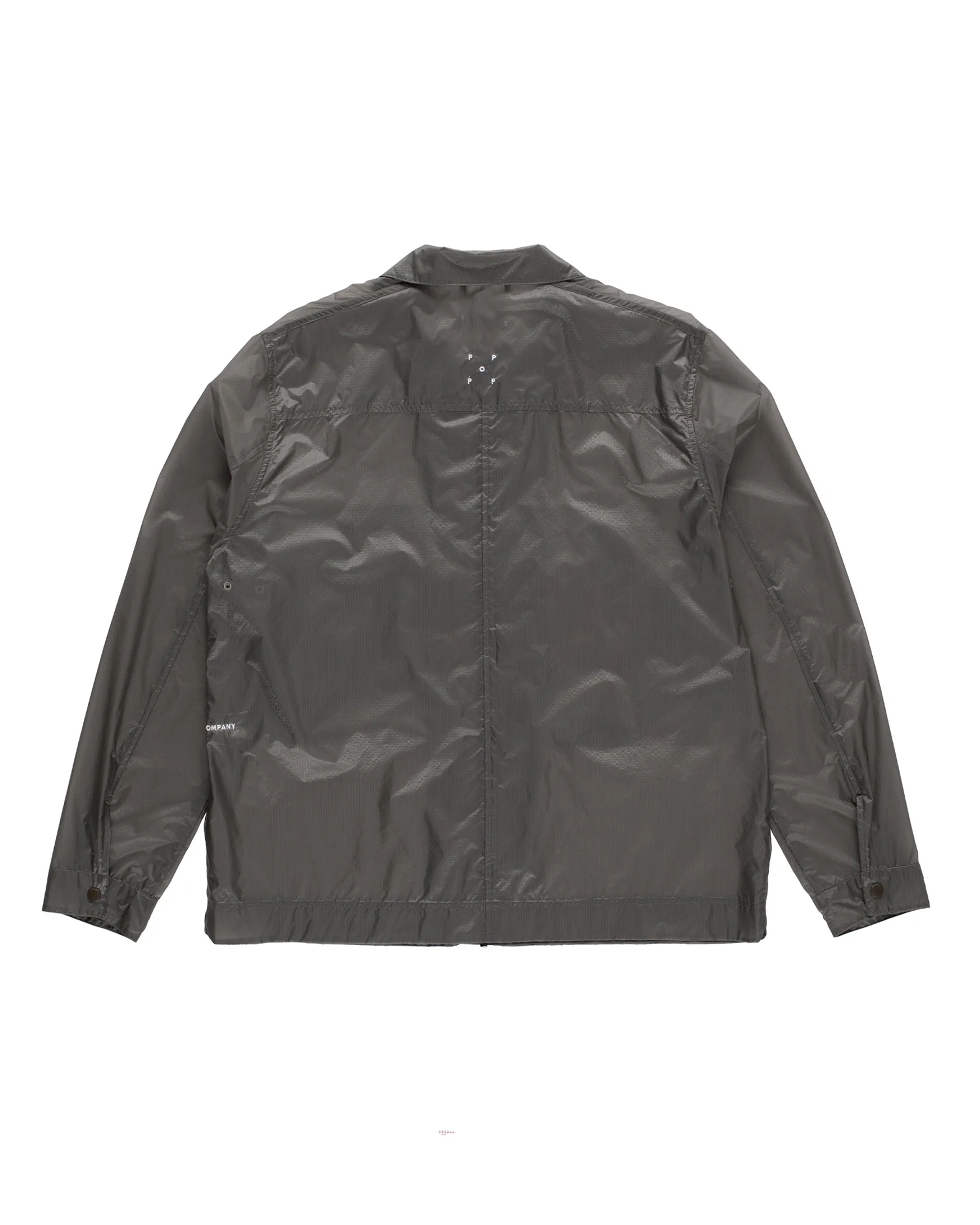 POP Trading Company Box Overshirt Jacket - Charcoal