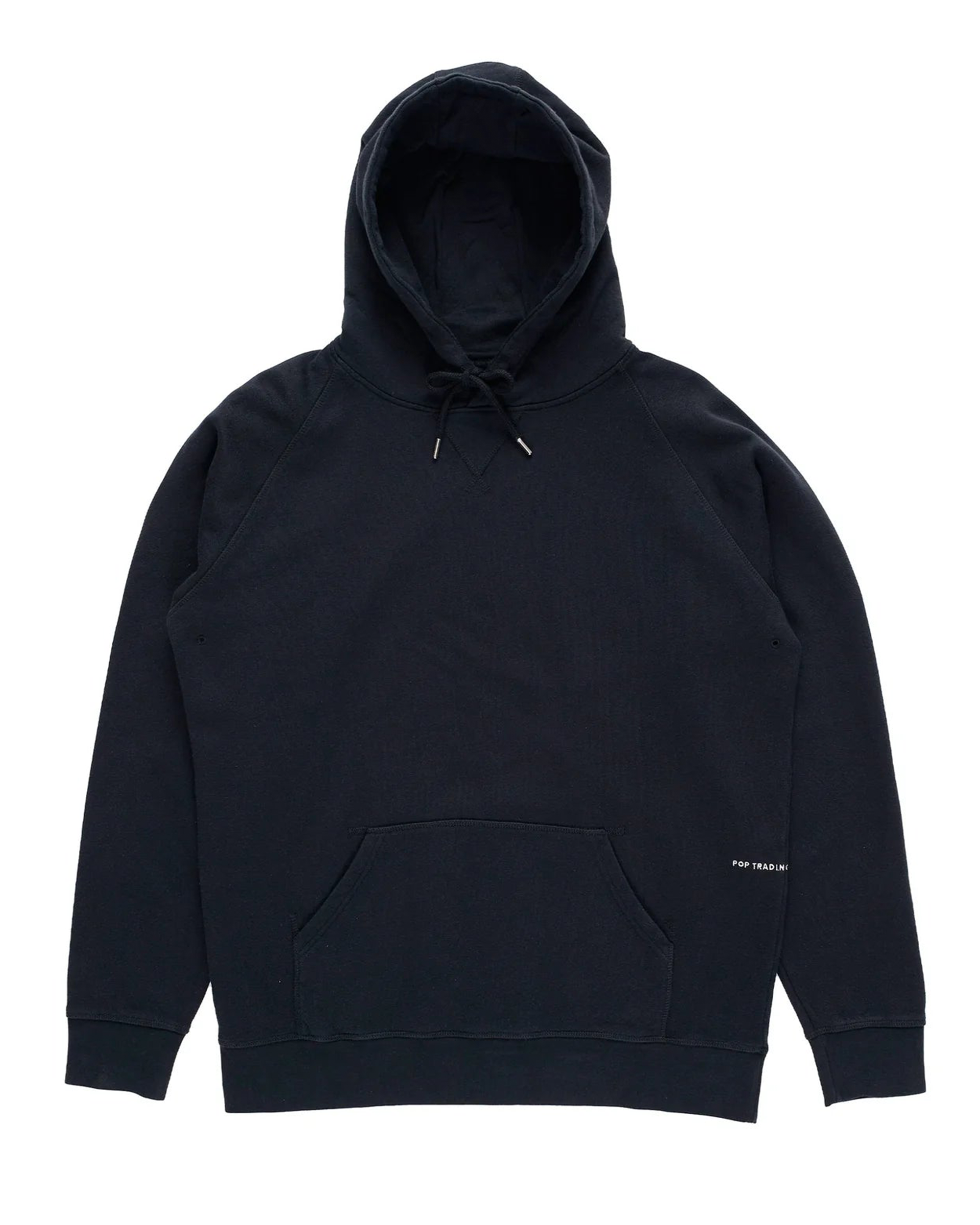 POP Trading Company Logo Hooded Sweat - Black