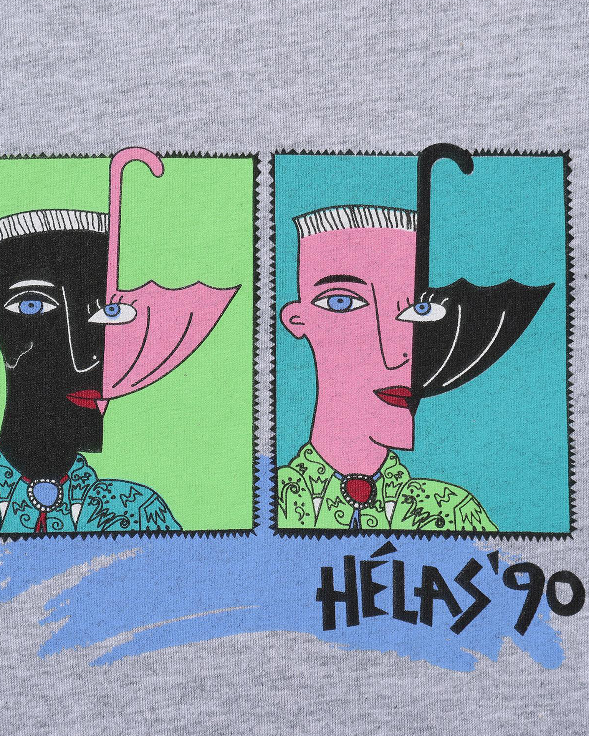 Helas 90 T-Shirt - Heather Grey