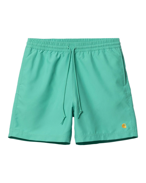 Carhartt WIP Carhartt WIP Chase Swim Trunks 100% Polyester Aqua Green/Gold