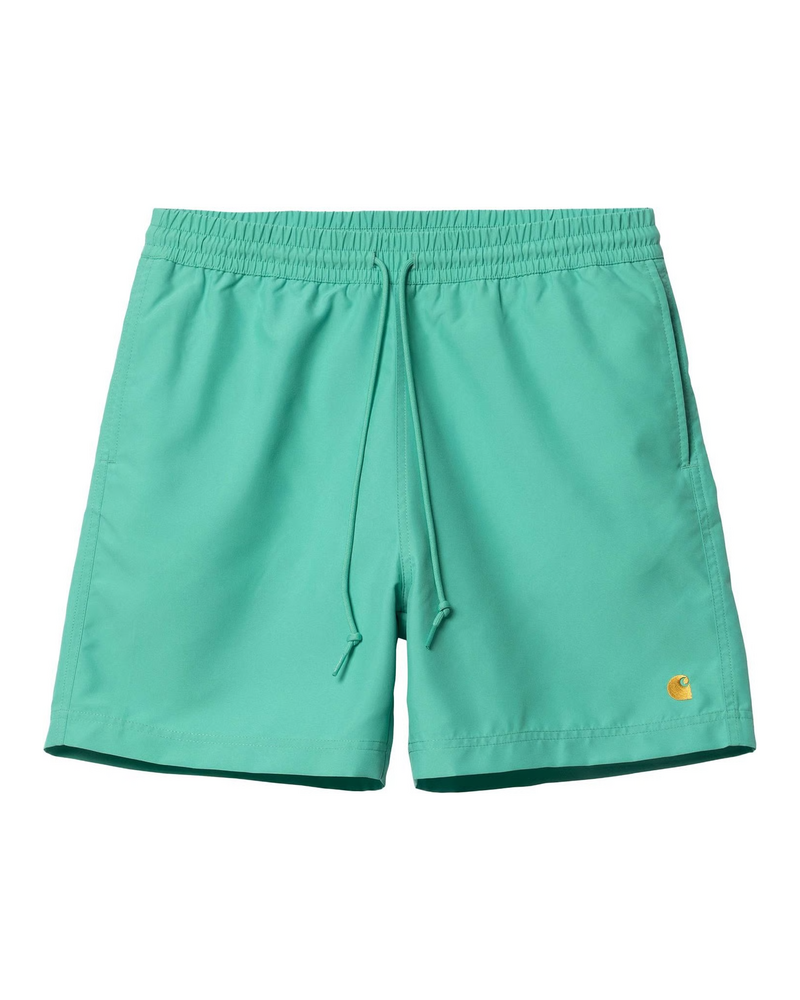 Carhartt WIP Carhartt WIP Chase Swim Trunks 100% Polyester Aqua Green/Gold