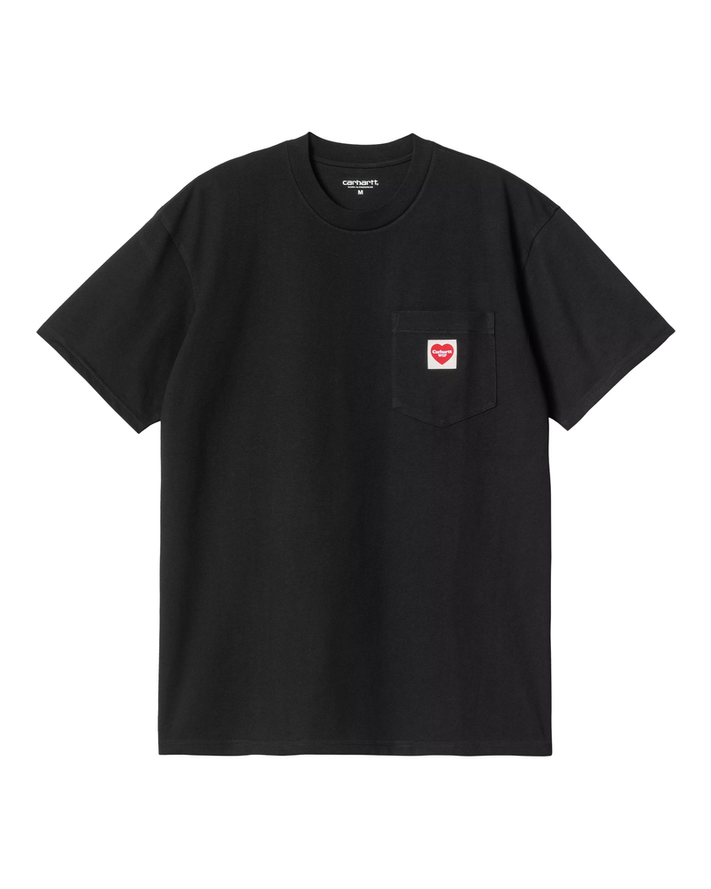 Carhartt WIP Carhartt WIP S/S Pocket Heart T-Shirt 100 % Black