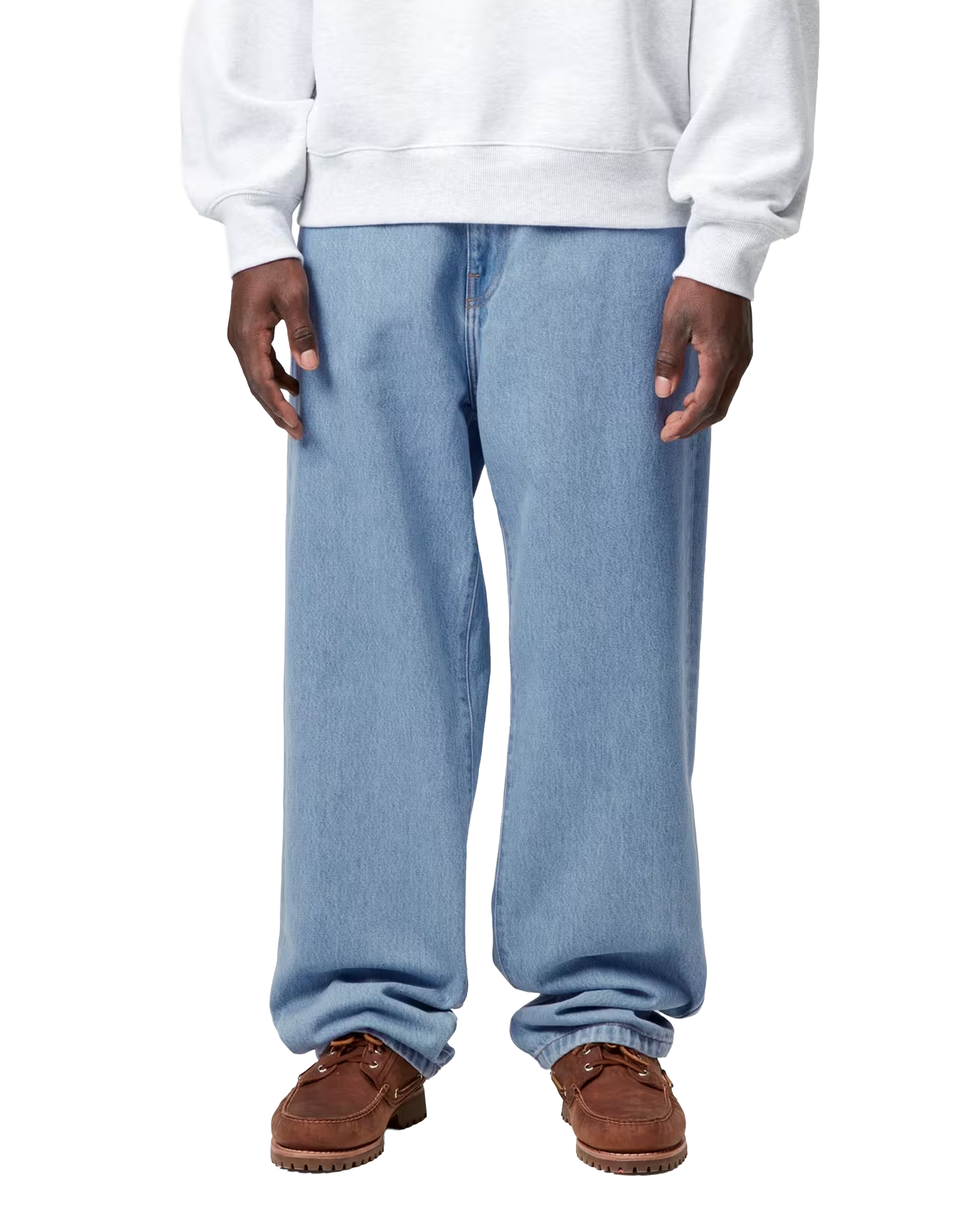 Carhartt WIP Aaron Pant - Blue Stone Bleached