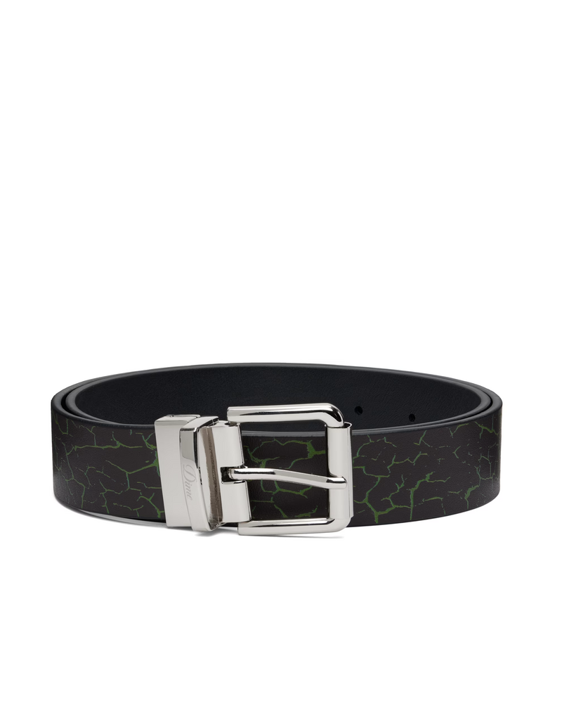 Dime Dime Reversible Leather Belt Black