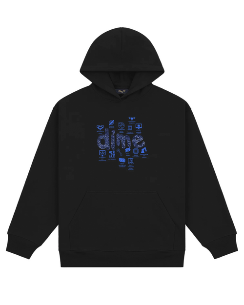 Dime Dime Agi Hoodie - Black