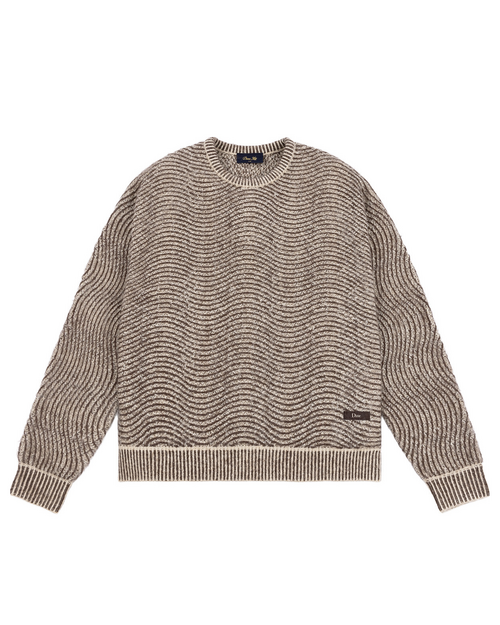 Dime Dime Mohair Wave Knit Camel