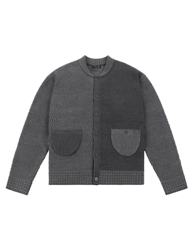 Dime Dime Wave Knit Cardigan - Rock