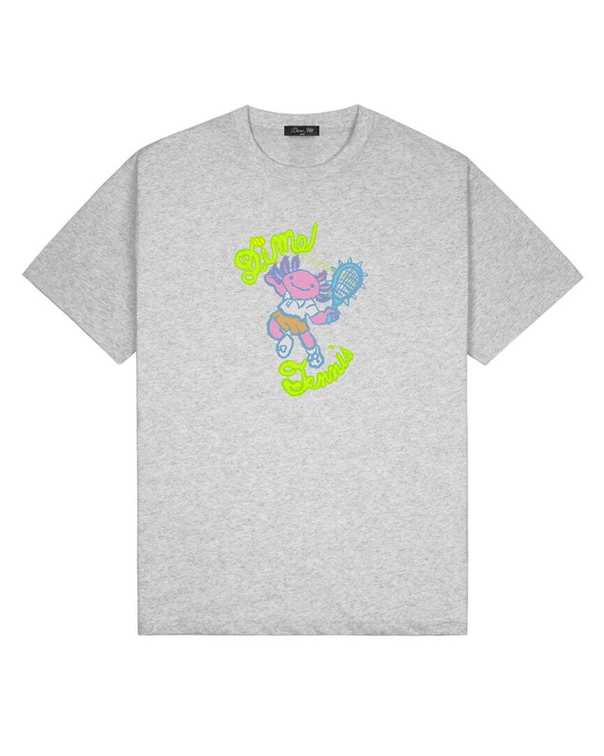 Dime Axolotl T-Shirt - Heather grey