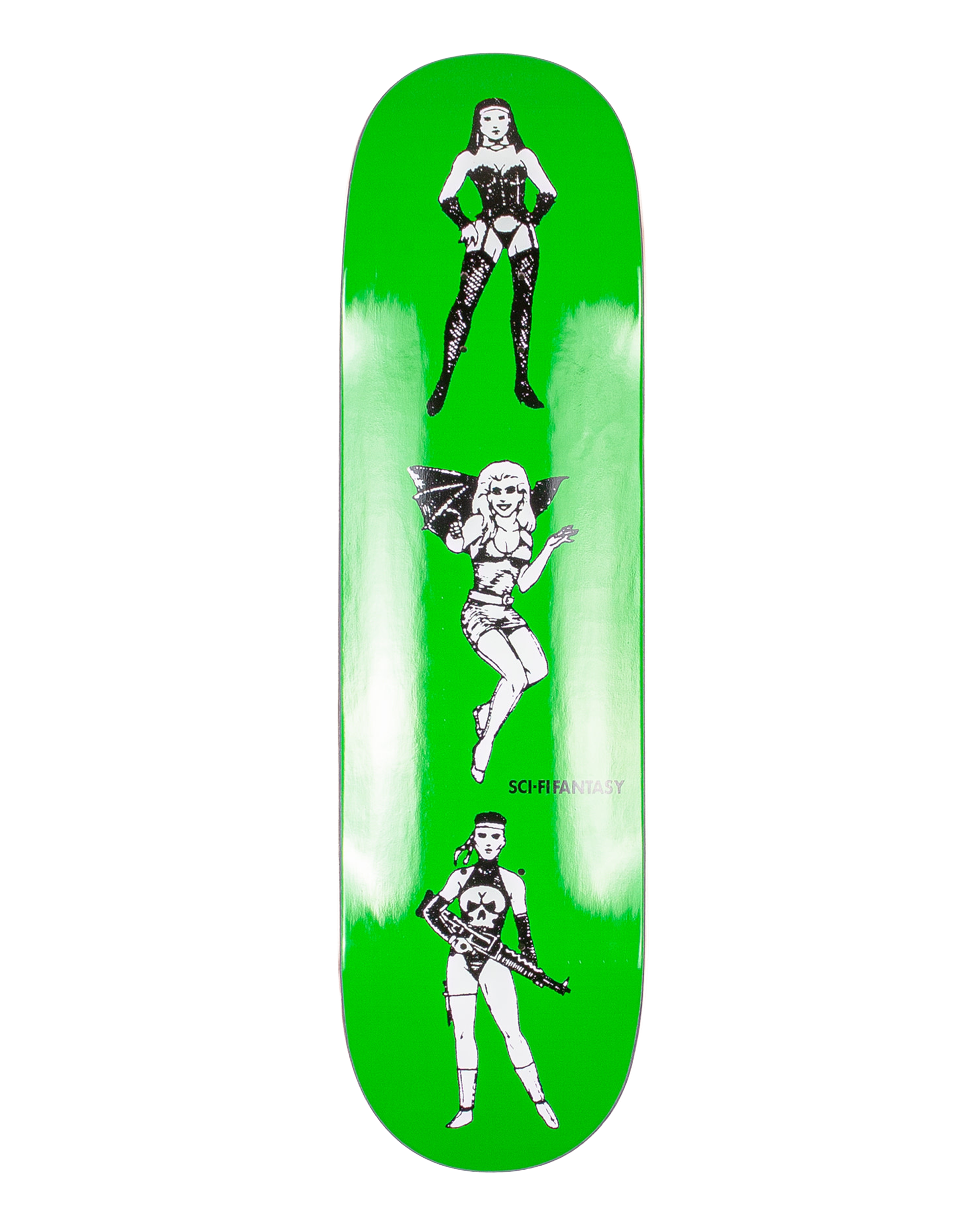 Sci-Fi Fantasy Macho Women Deck 8.75 - Green