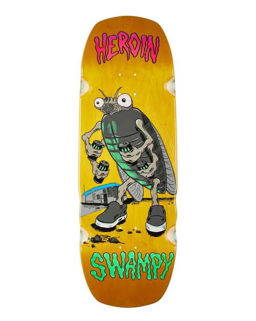 Heroin Skateboards Heroin Swampy Bug Deck 10.75"