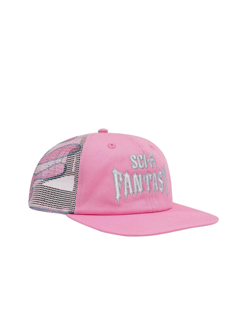 Sci-Fi Fantasy Sci-Fi Biker Logo Hat Pink