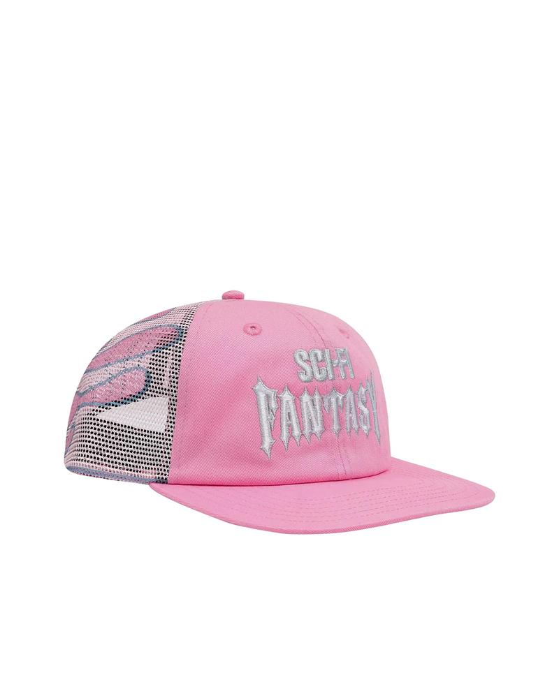 Sci-Fi Fantasy Sci-Fi Biker Logo Hat Pink