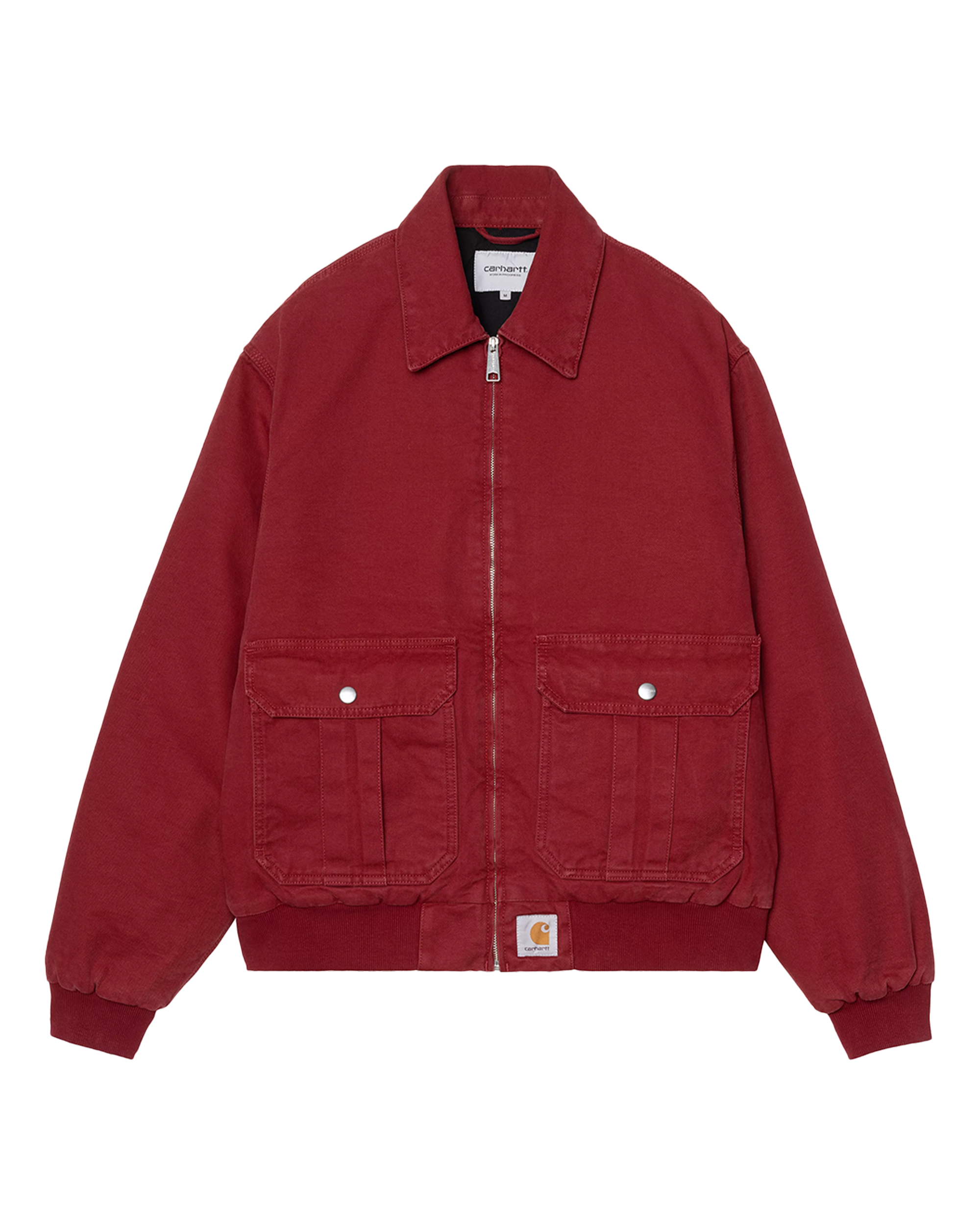 Carhartt WIP Stanton jacket - Scarlet stone washed