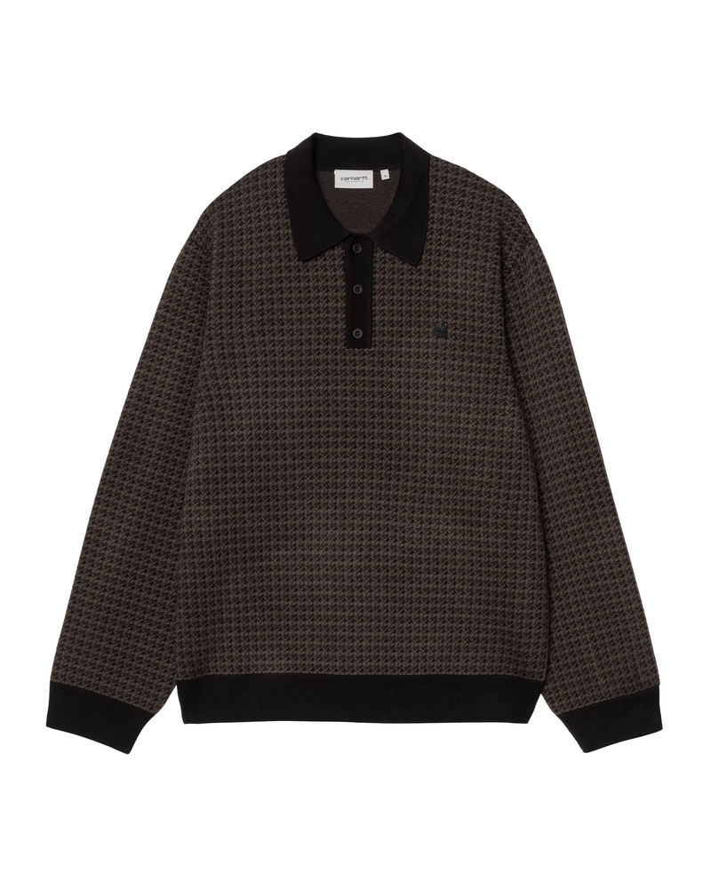 Carhartt WIP Carhartt WIP Lowis Polo - Lowis Houndstooth/Vitola Heather
