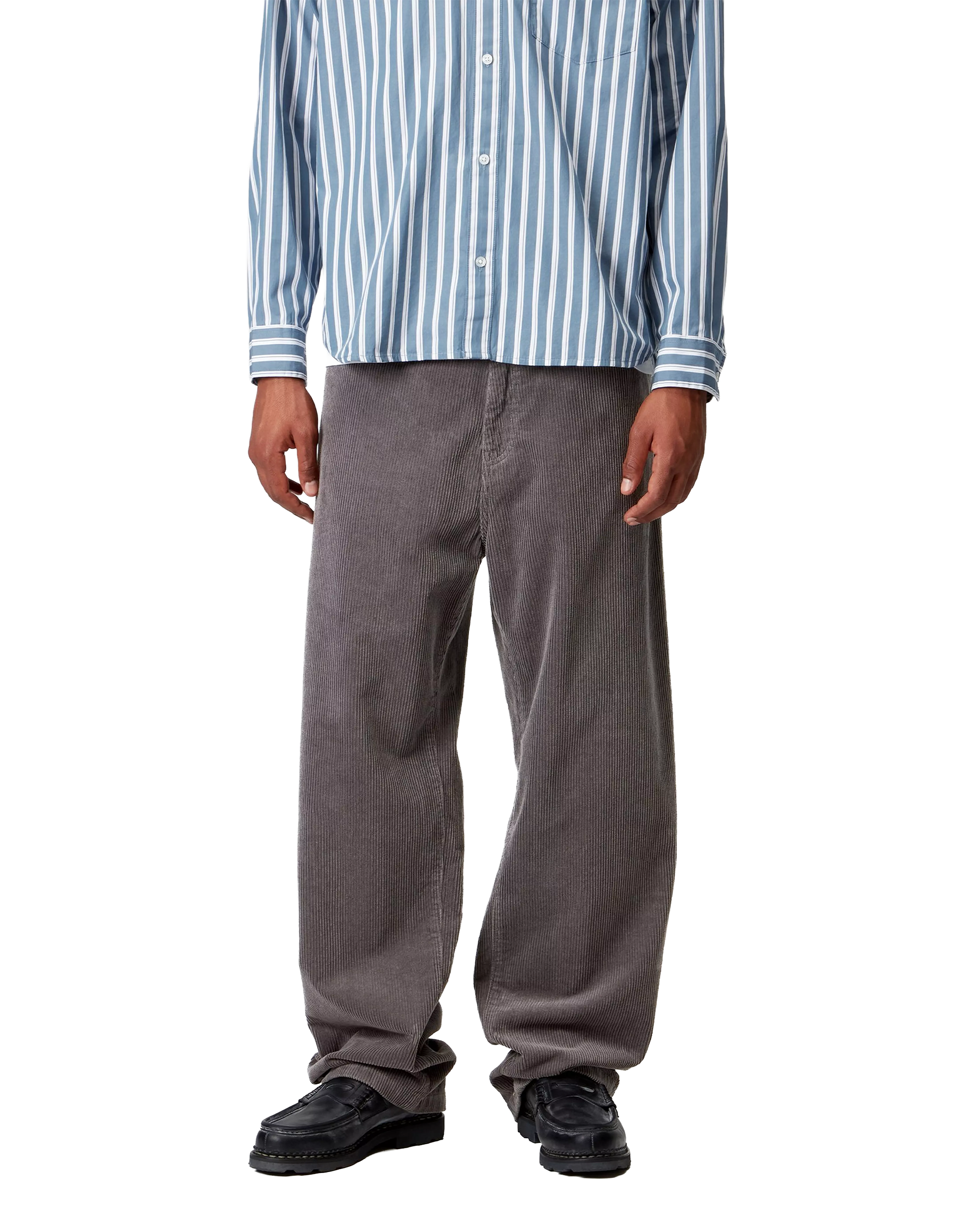 Carhartt WIP Landon Pant Coventry corduroy Pant - Porphyry rinsed