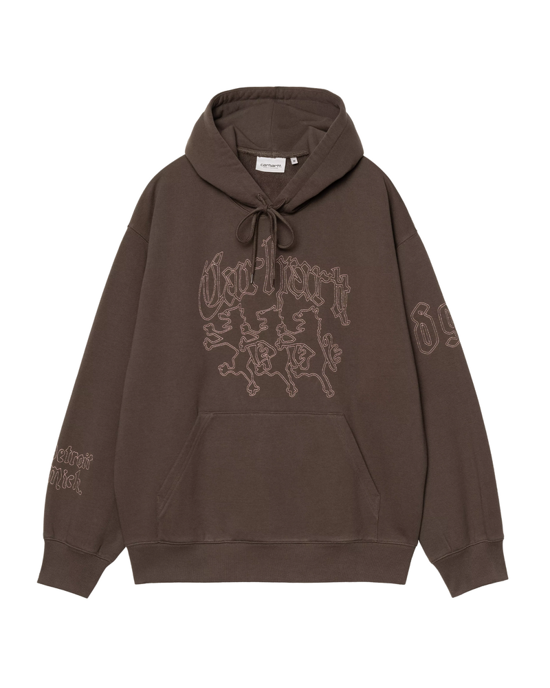 Carhartt WIP Carhartt  WIP Hooded Hackwork - Vitola/Glassy Pink