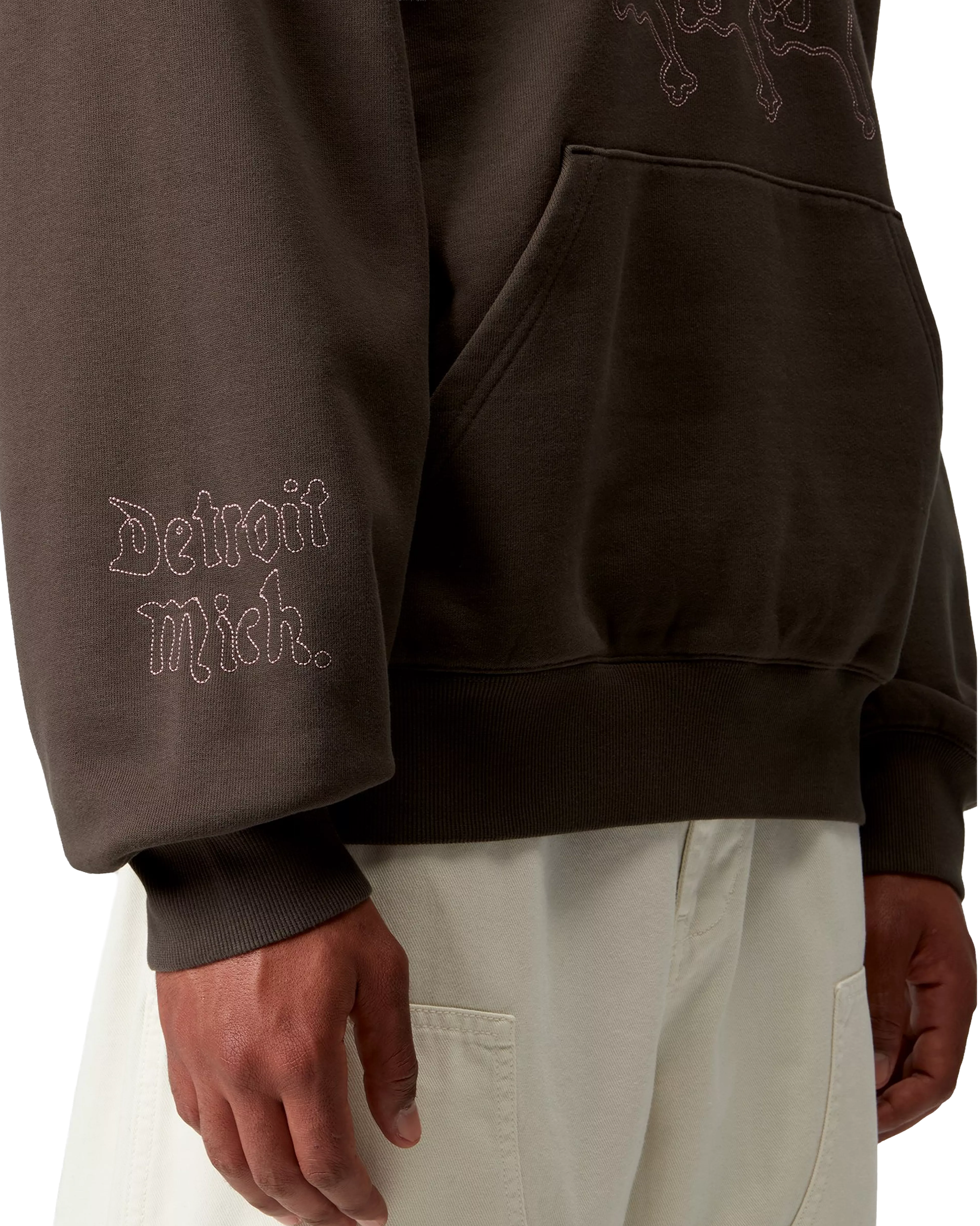 Carhartt  WIP Hooded Hackwork - Vitola/Glassy Pink