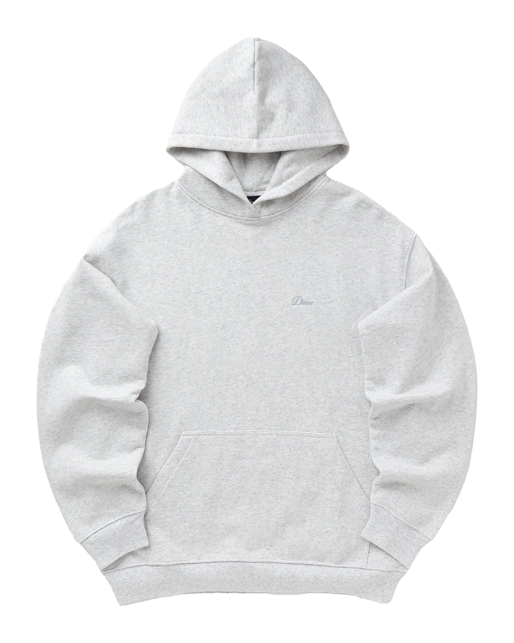Dime Dime Cursive Small Logo Hoodie Heather Grey - Lockwood Skateshop ...