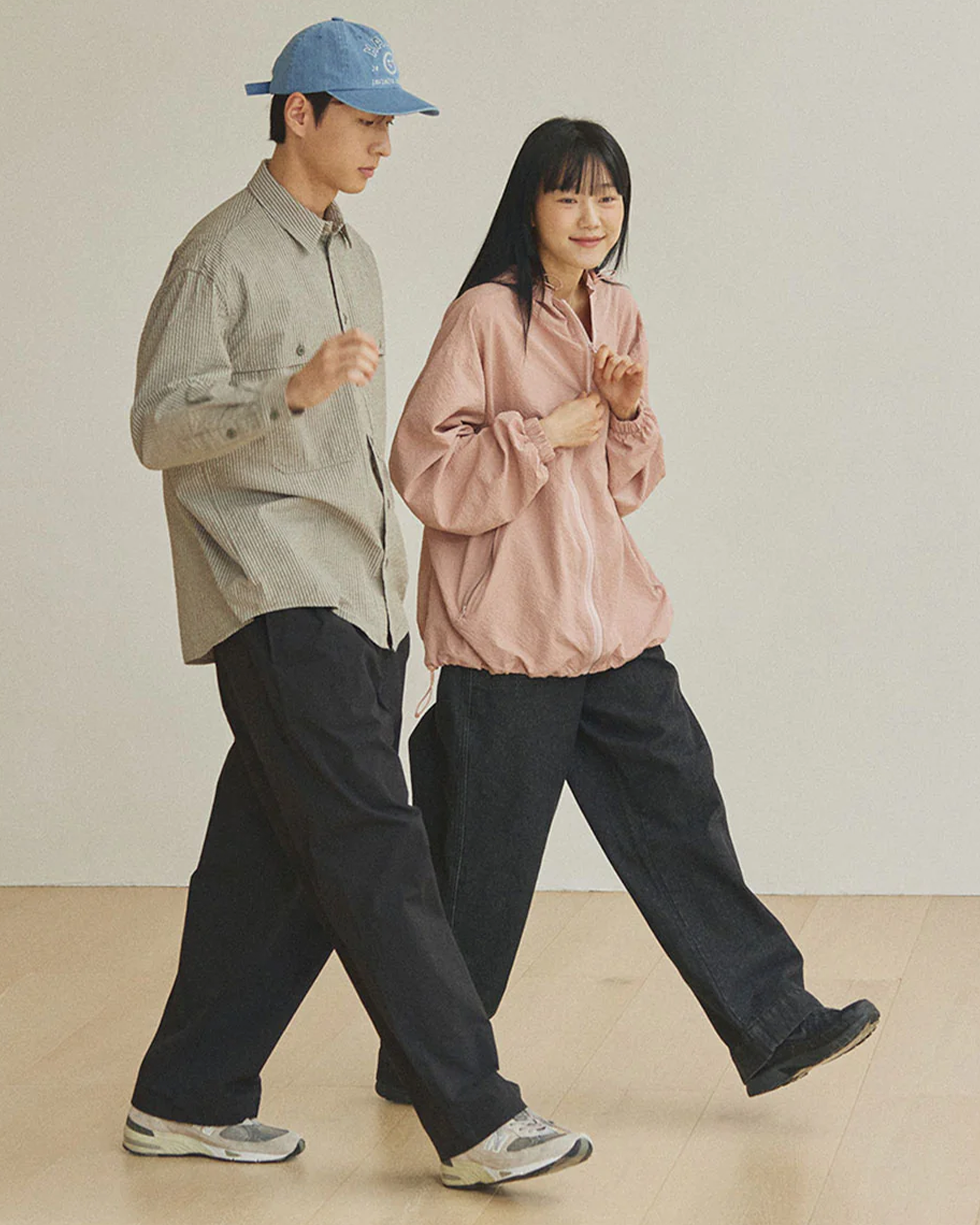 Kappy Two Tuck Wide CN Pants Black