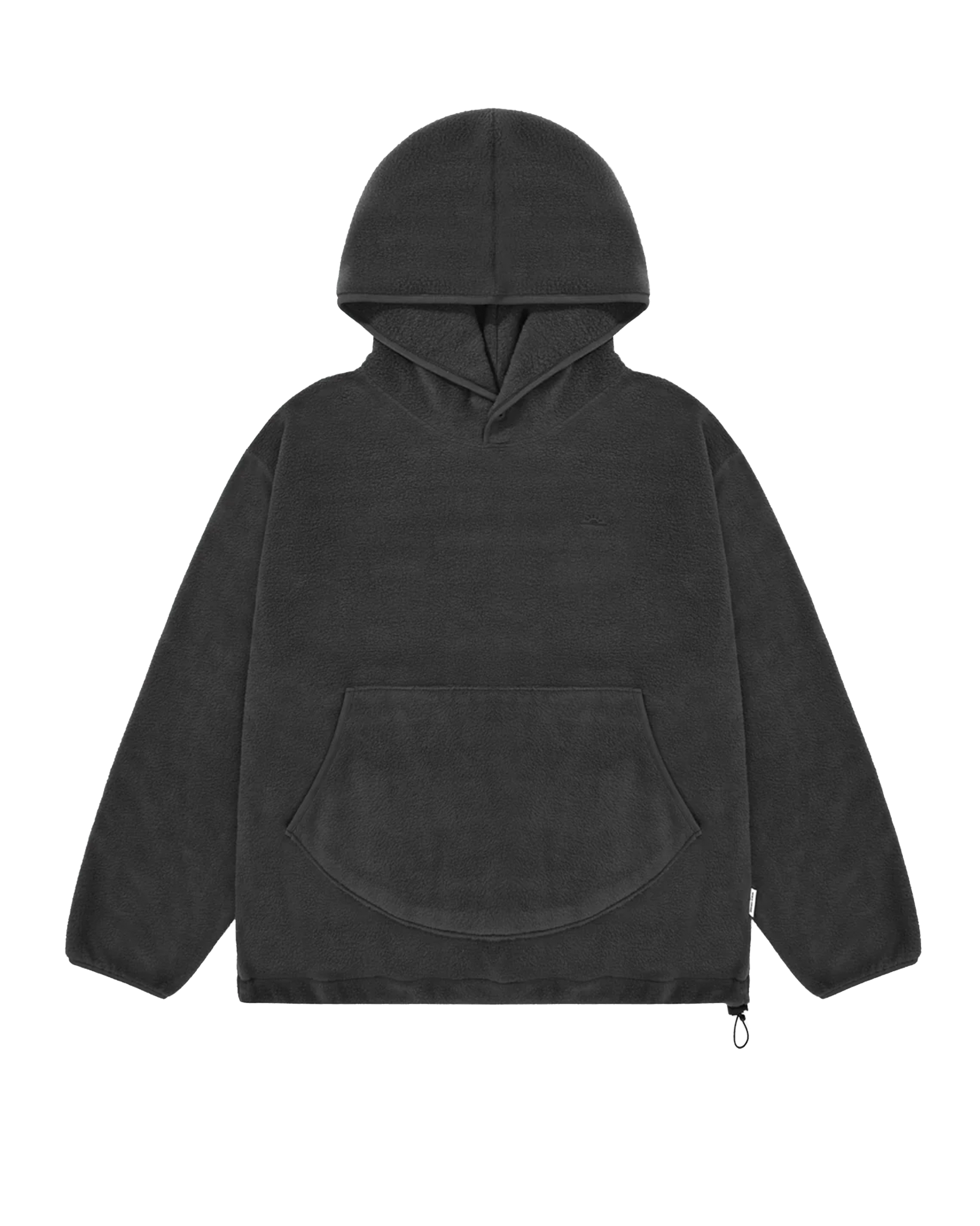 Kappy Sunrise Fleece Snap Hoodie Dark Gray