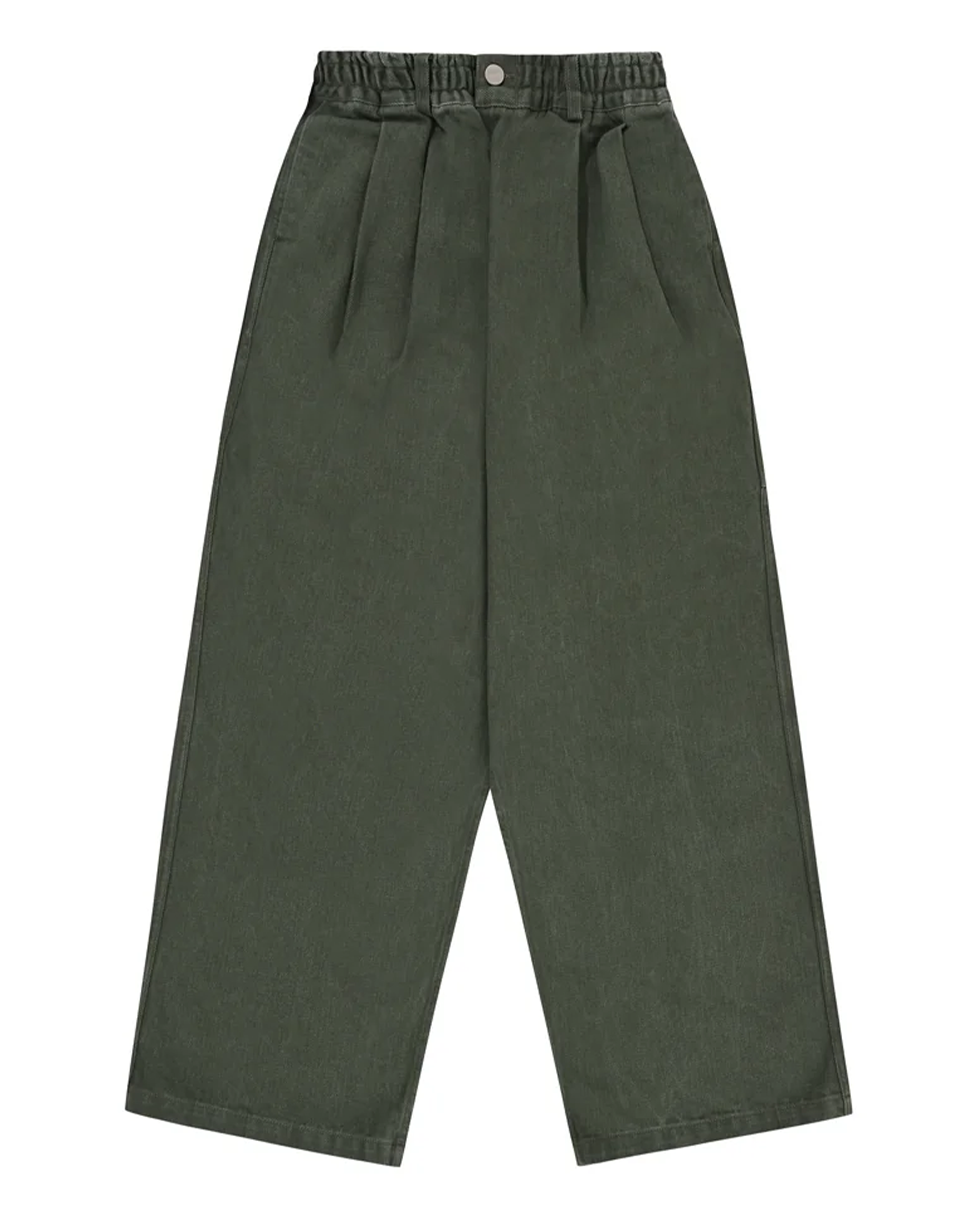 Kappy Two Tuck Wide Kation Pants Khaki