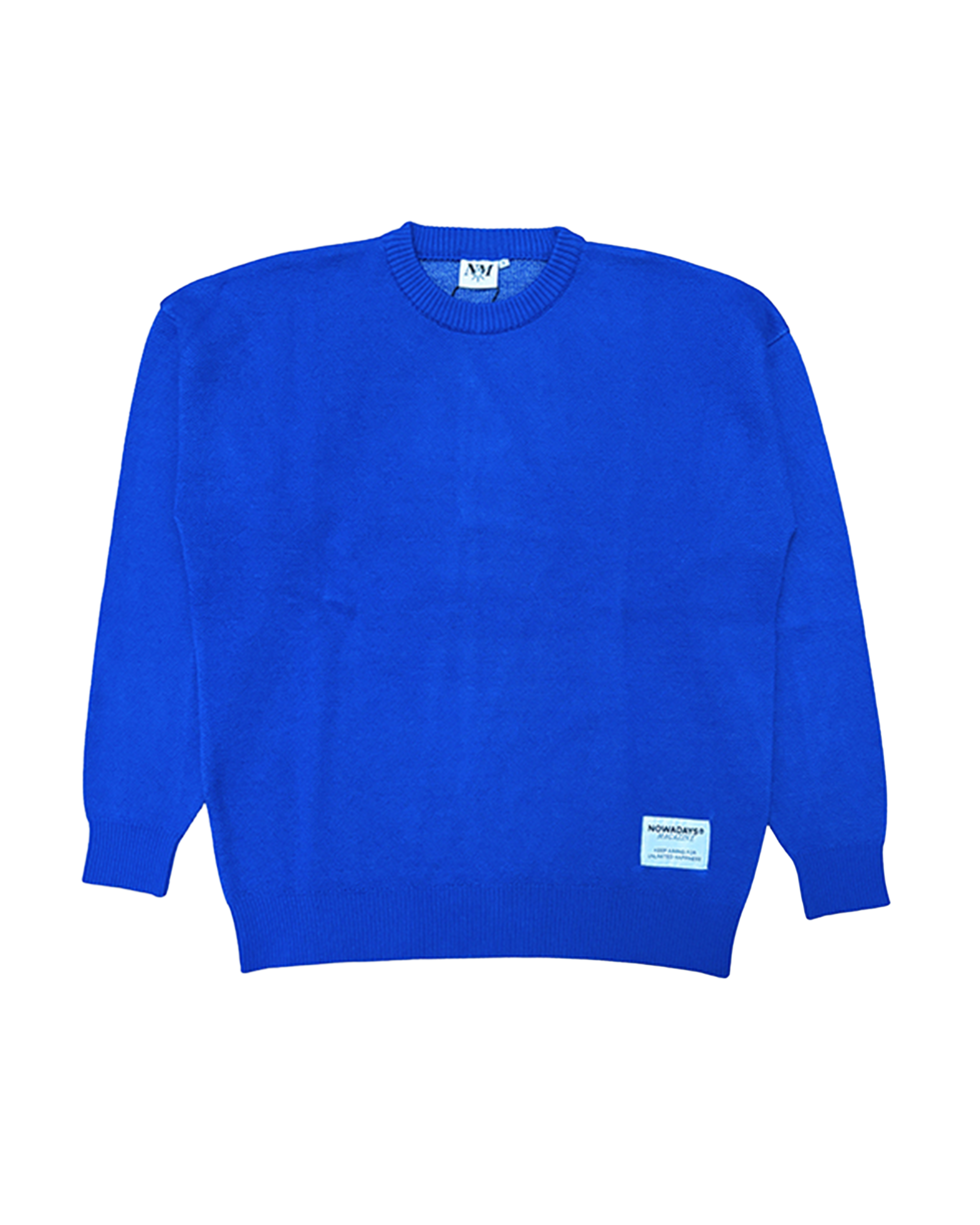 Nowadays Vase Knit Metal Blue