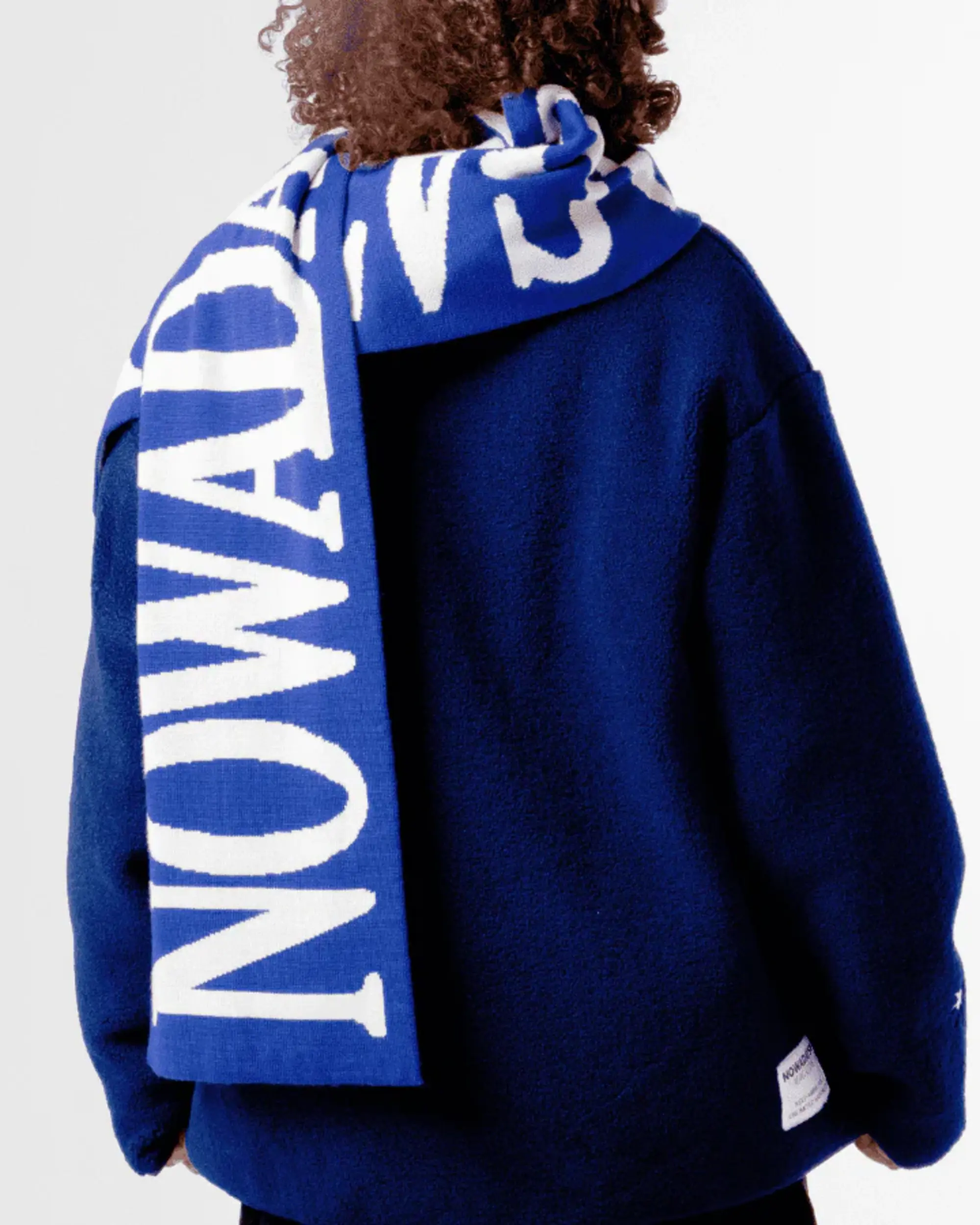 Nowadays Scarf Navy White