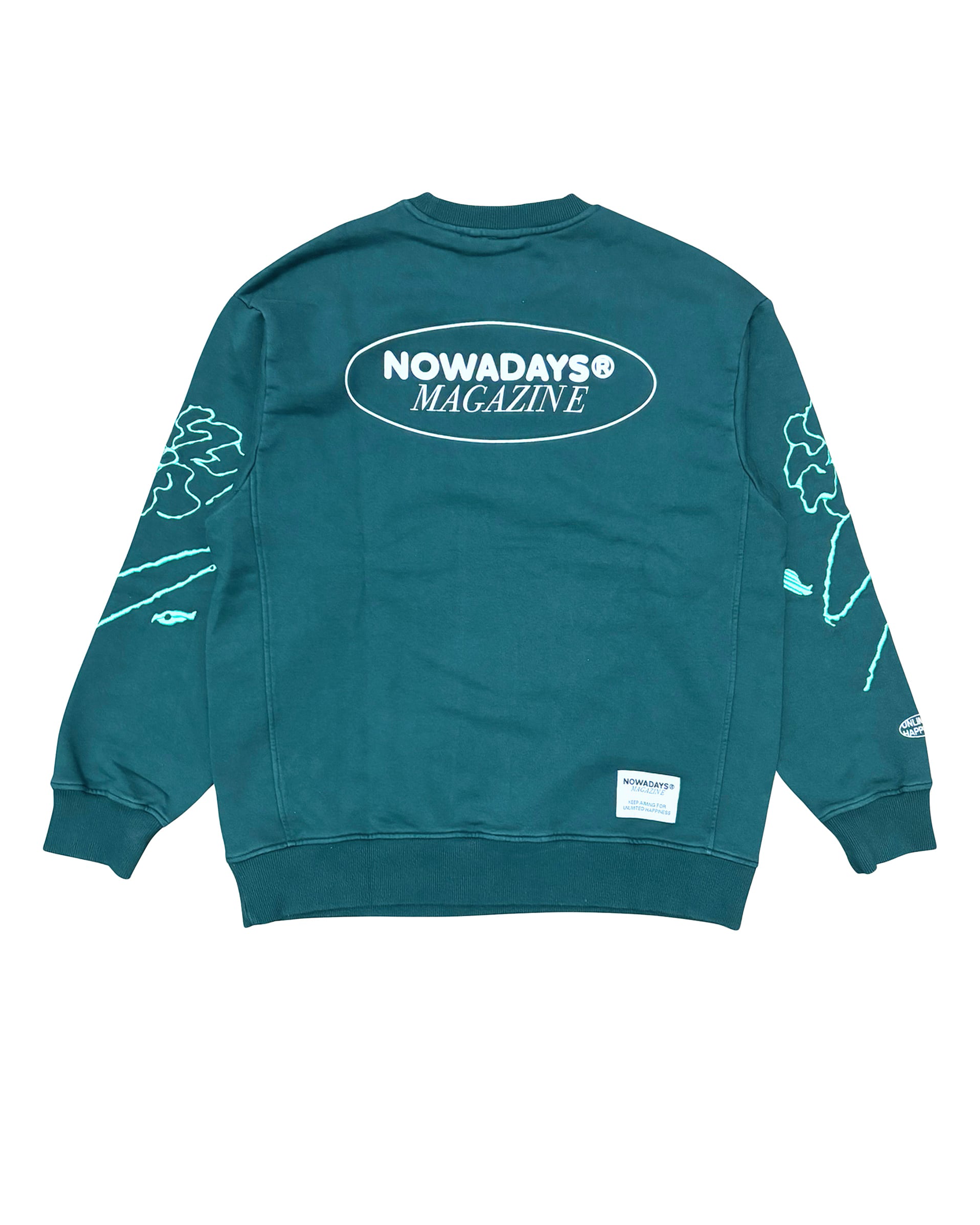 Nowadays Logo Crewneck Green