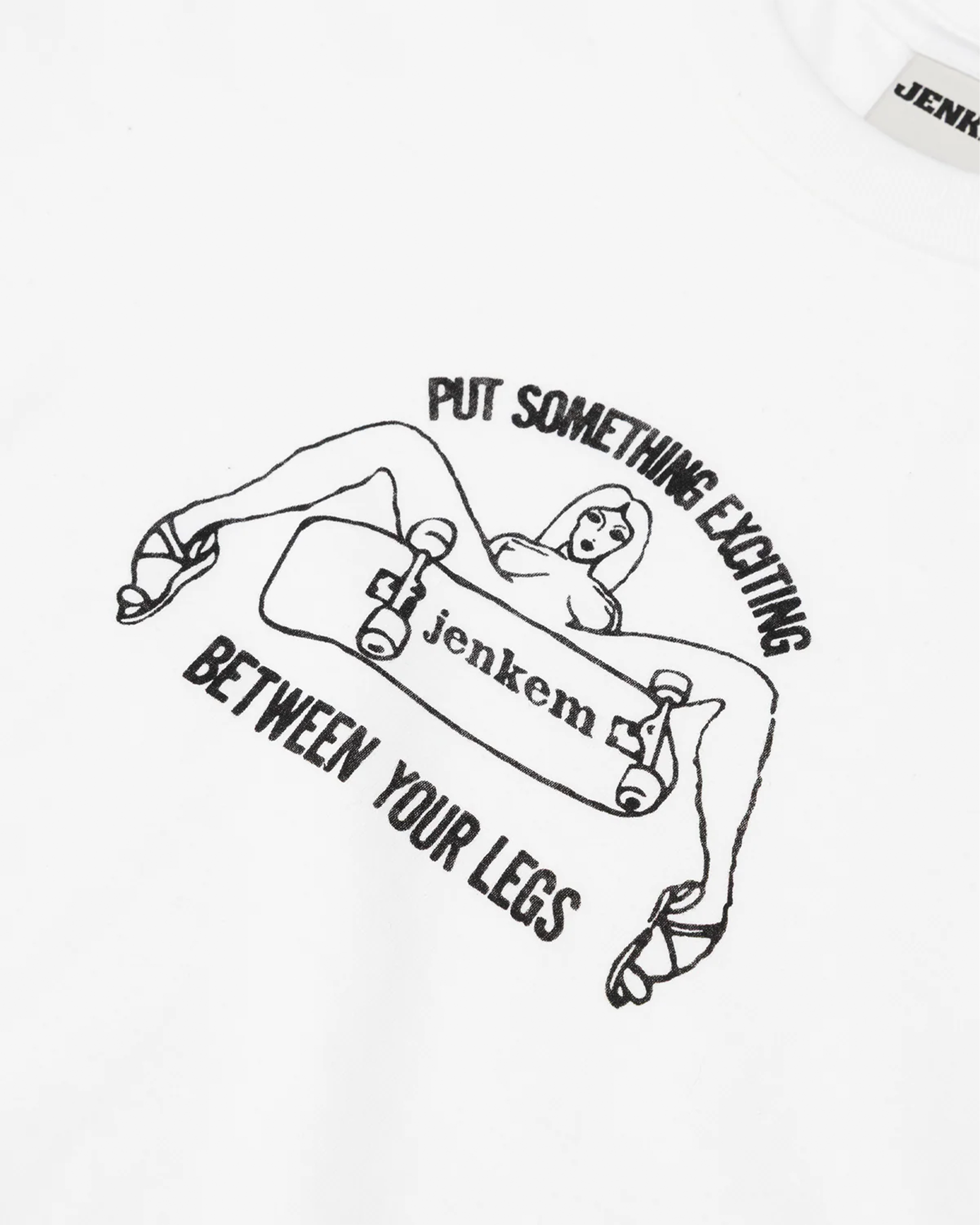 Jenkem Legs Tee White