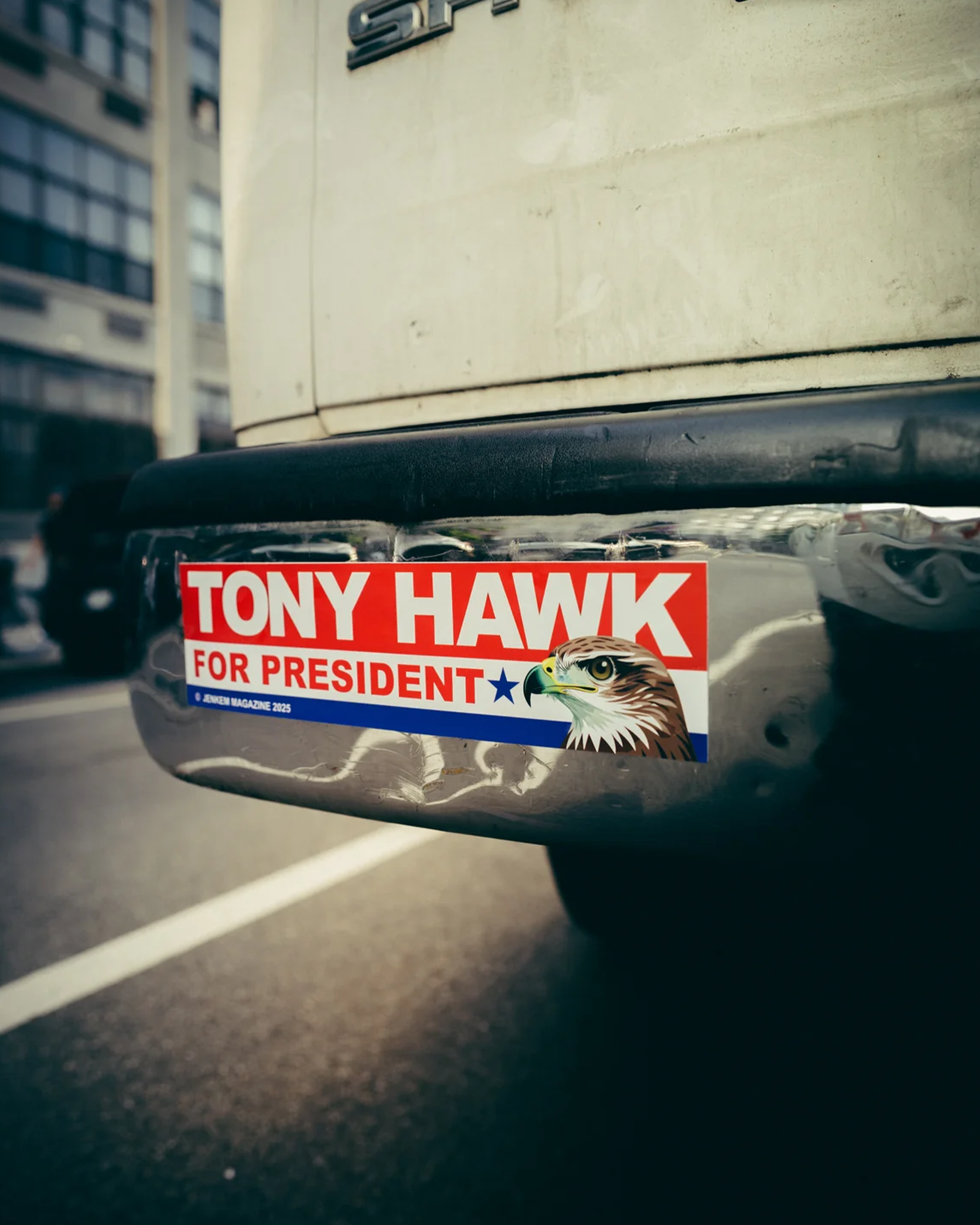 Jenkem Hawk 4 Prez Bumper Sticker