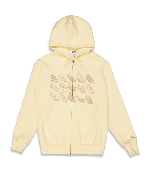 Loose The Loose Company Slipper Zip-Up Hoodie - Cream