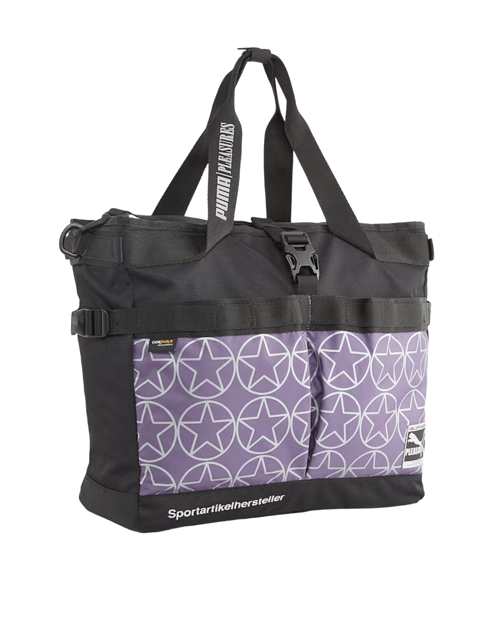 Puma X Pleasures Tote Bag - Black/Purple/Charcoal