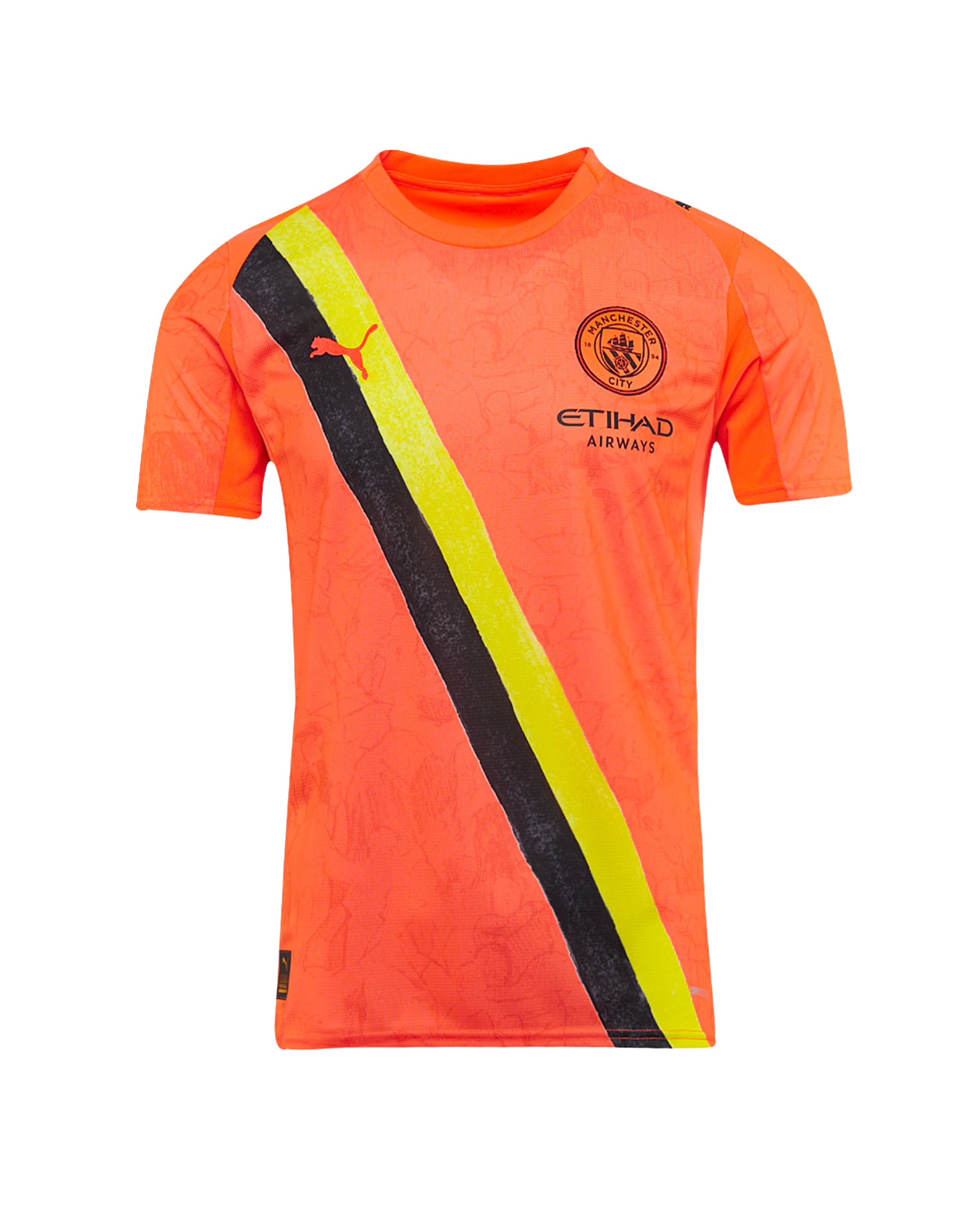 Puma X Kidsuper MCFC Jersey Replica - Neon Sun/Puma Black
