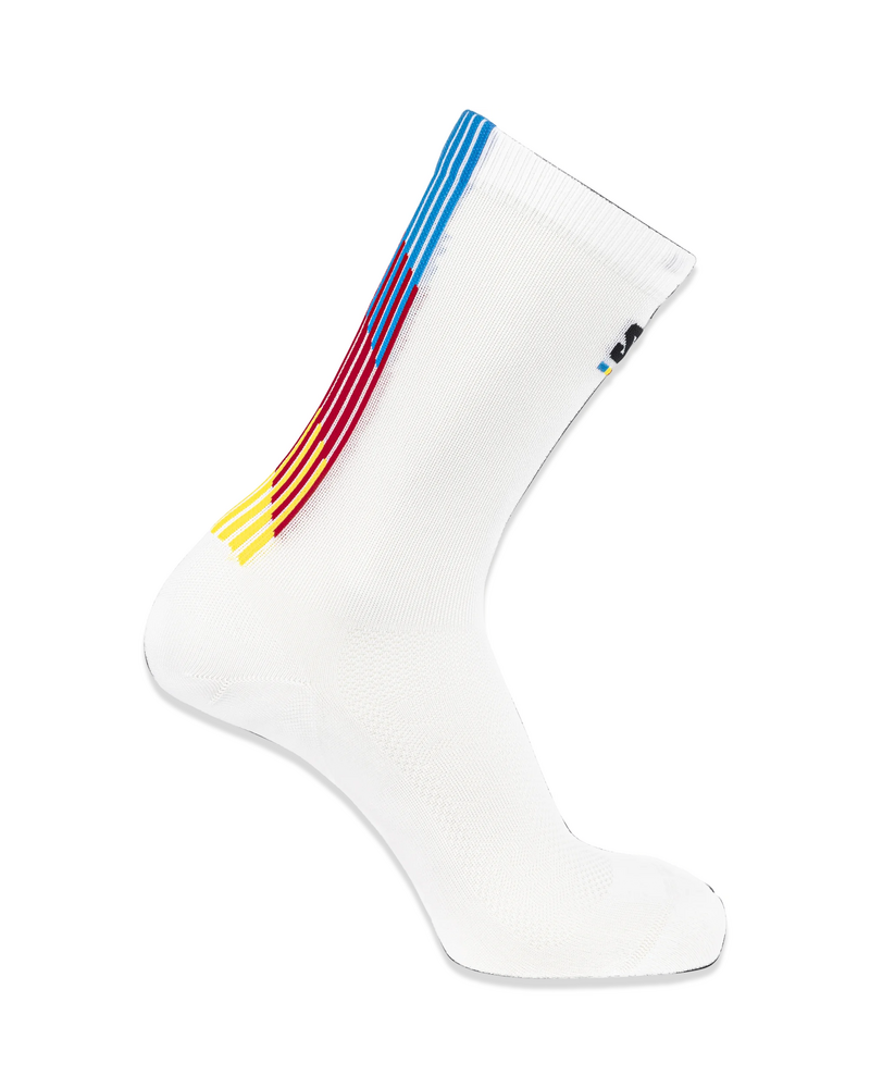 Salomon Salomon Socks Pulse Race Flag Crew - White