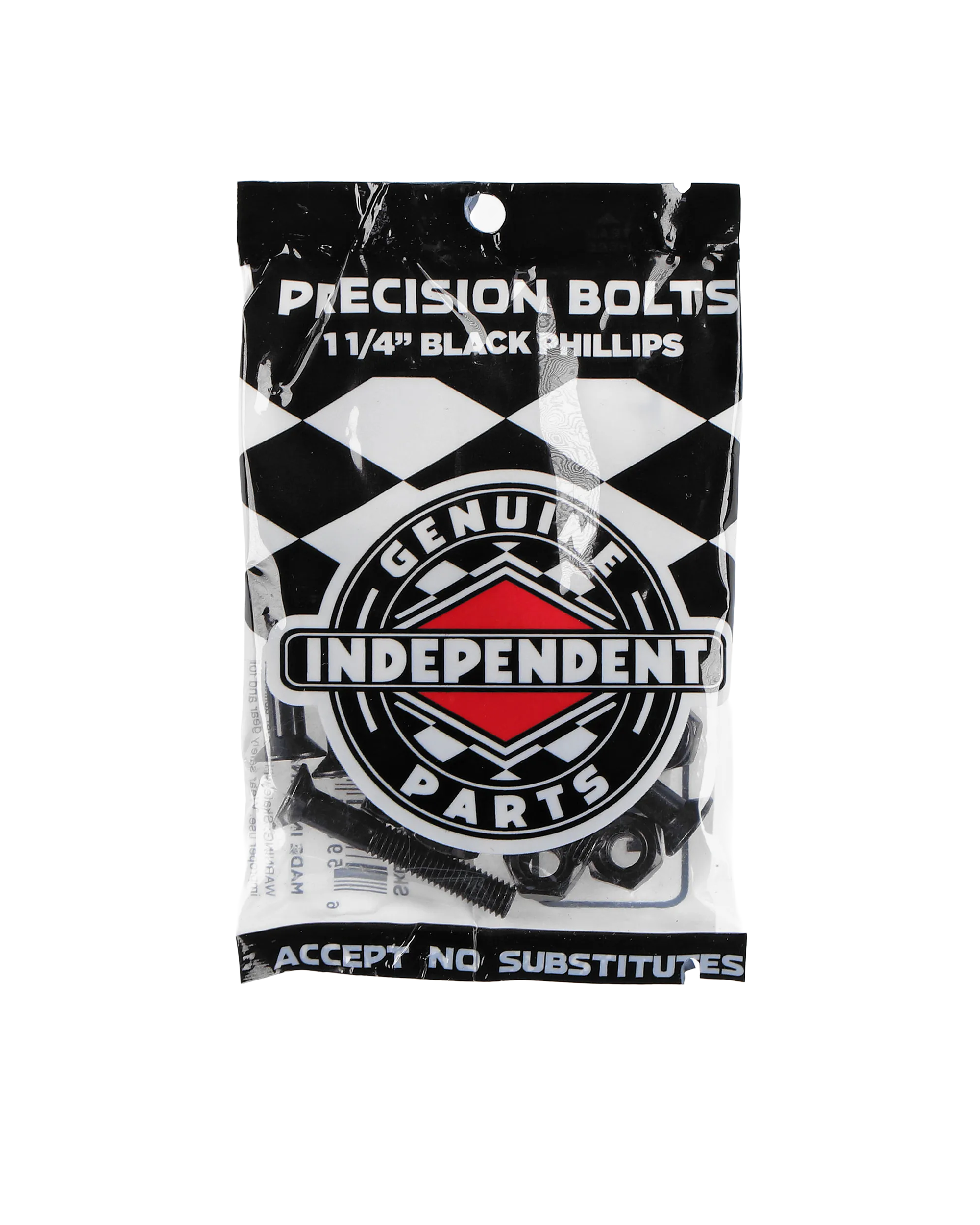 Independent Cross 1 1/4 inch Bolts Black