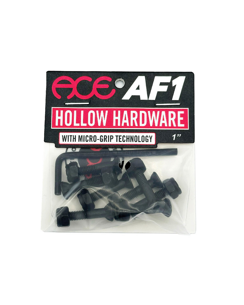 Ace Trucks Ace AF1 HOLLOW Bolts w/ Grippers Allen 1"