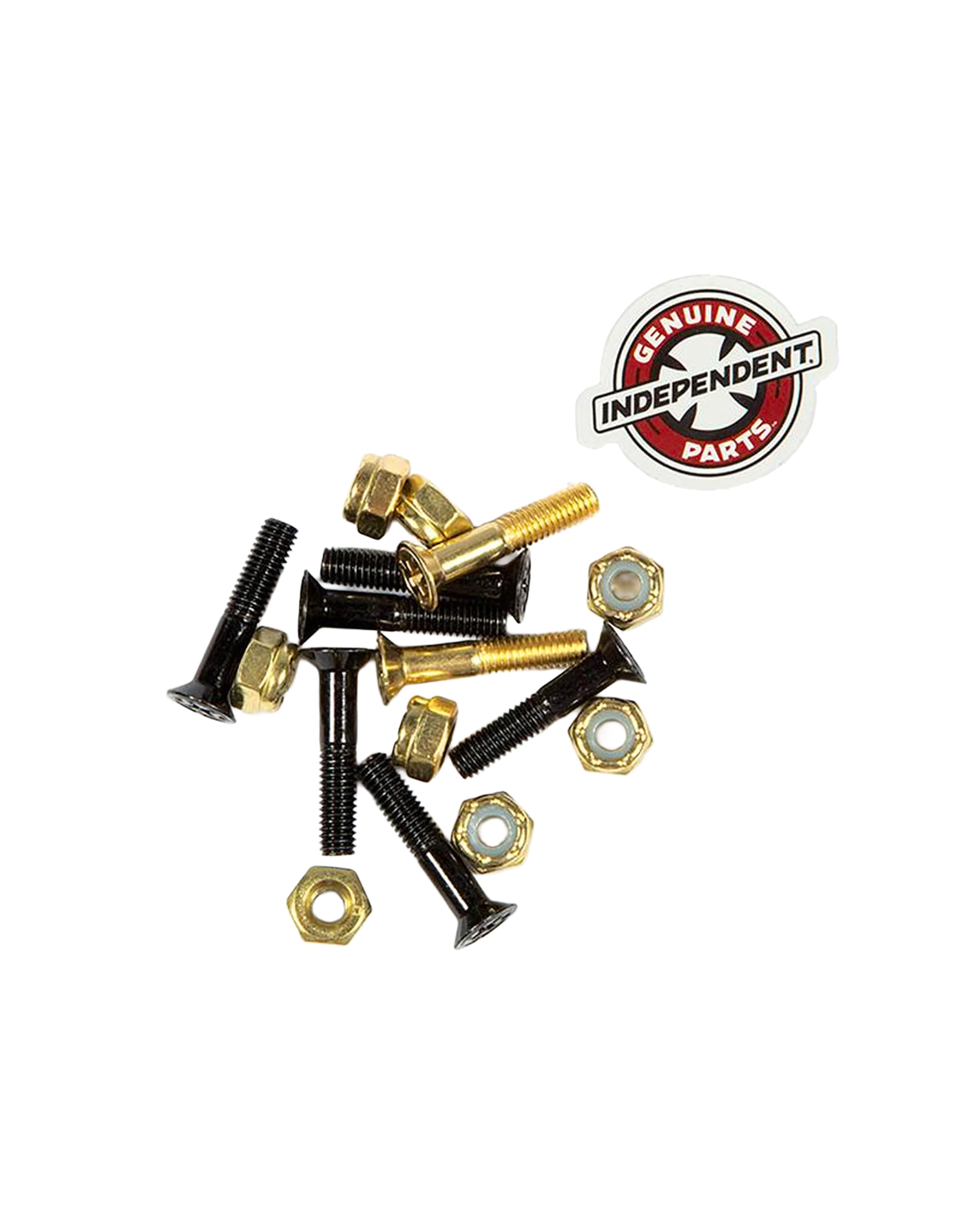 Independent Cross Philips 1inch Bolts Black Gold