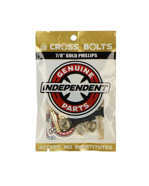 Independent Independent Cross Philips 7/8 inch Bolts Black/Gold