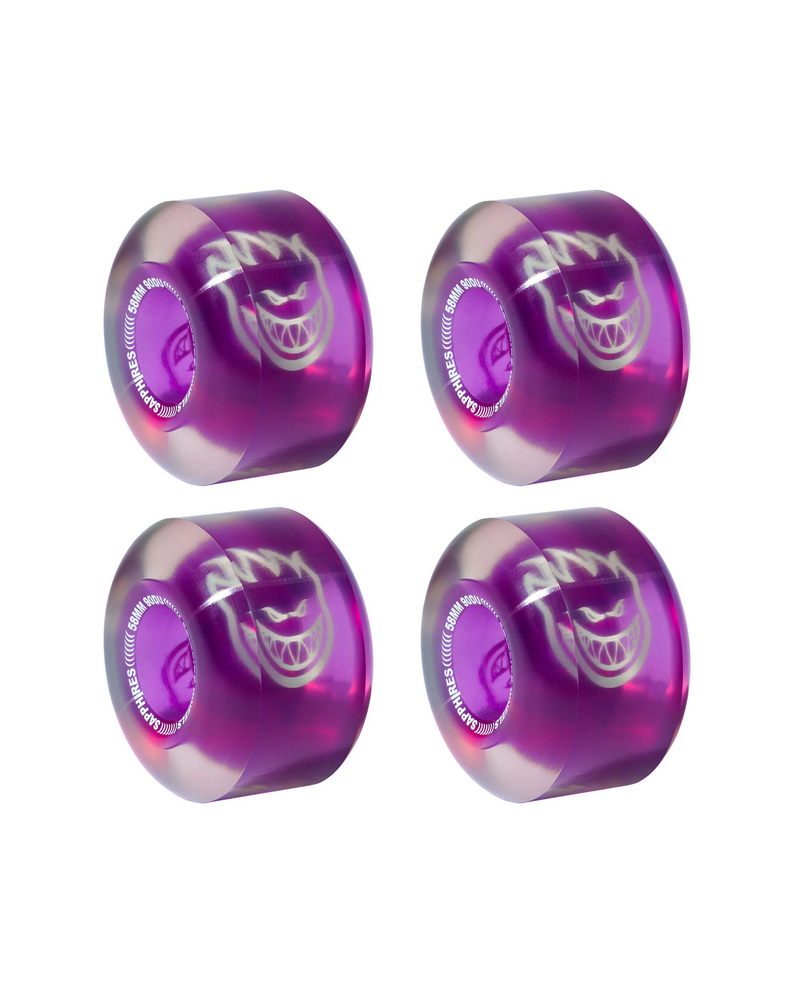 Spitfire Spitfire Sapphire Wheels Clear Purple 90D 58mm