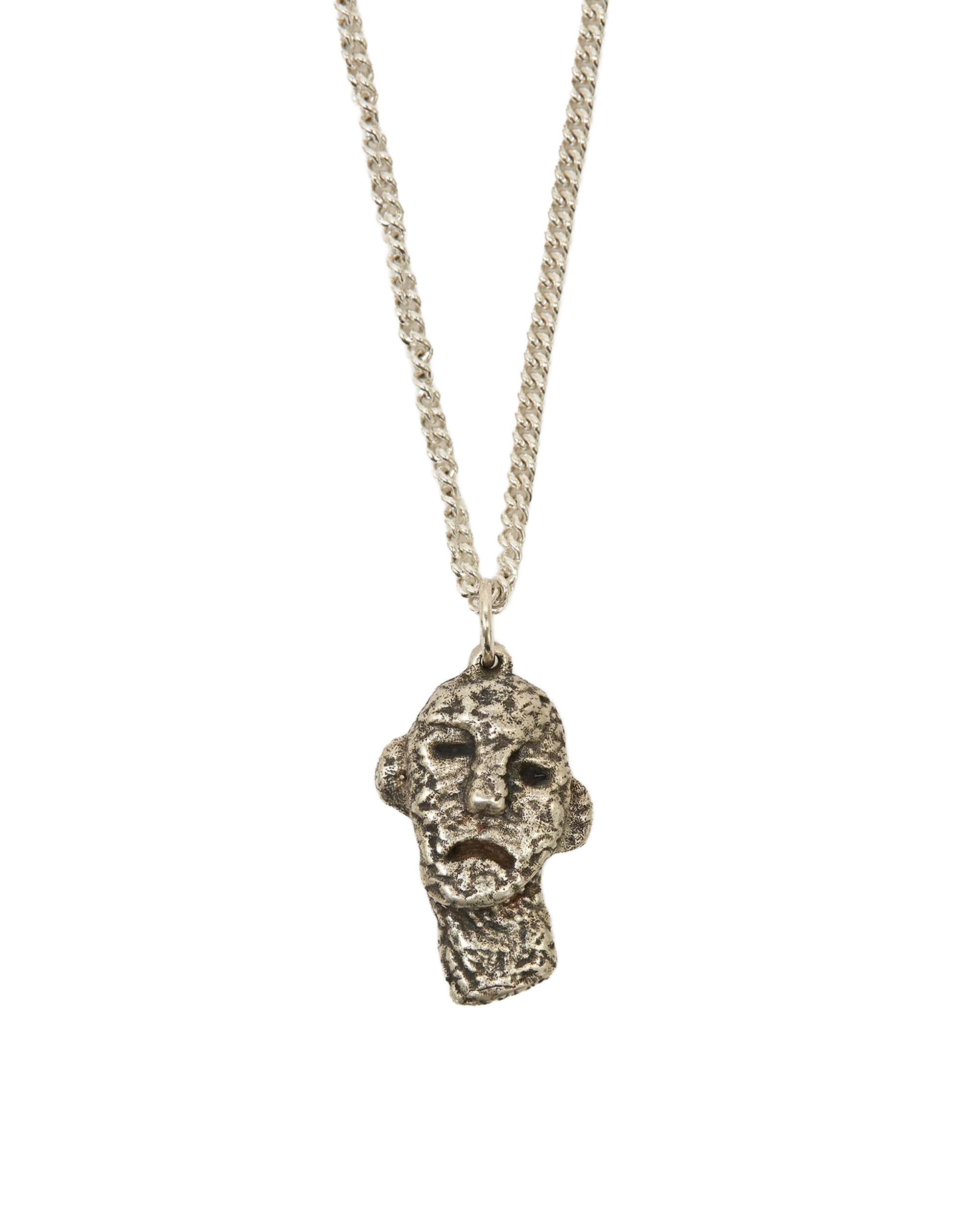 Heresy Effigy Chain Oxidised Silver