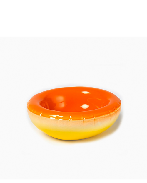 Home Studyo Home Studyo Bowl 'LISA' - Hand sprayed ombre orange