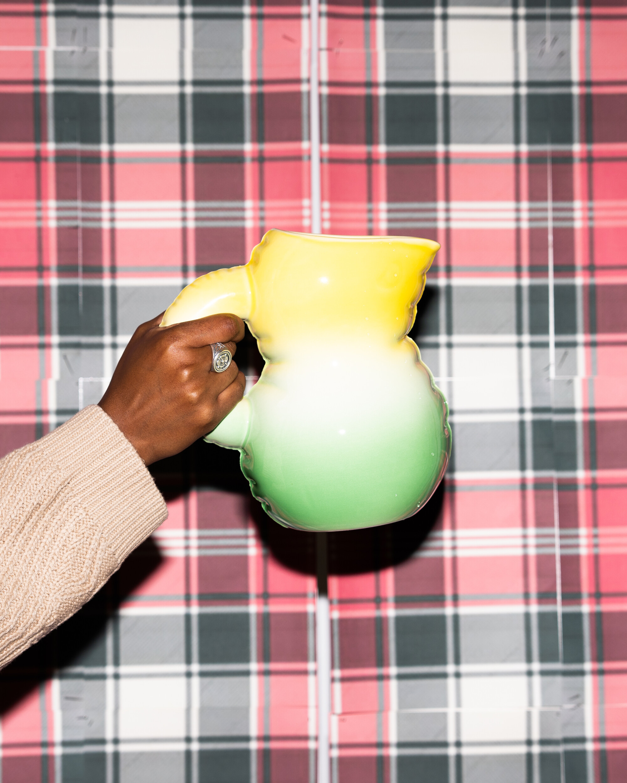 Home Studyo Jug  'EMILY' - Hand sprayed ombre