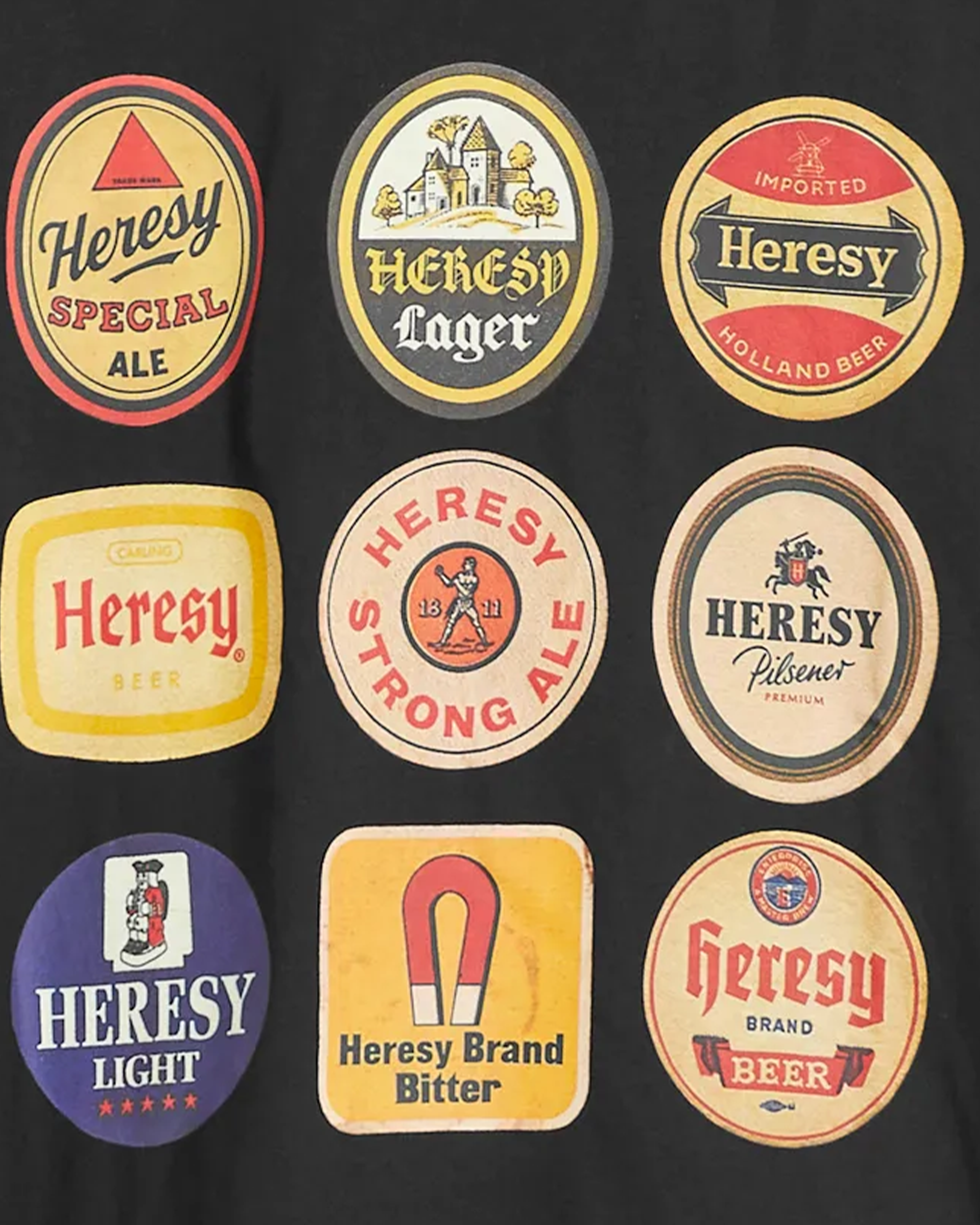 Heresy Beer T-Shirt Black