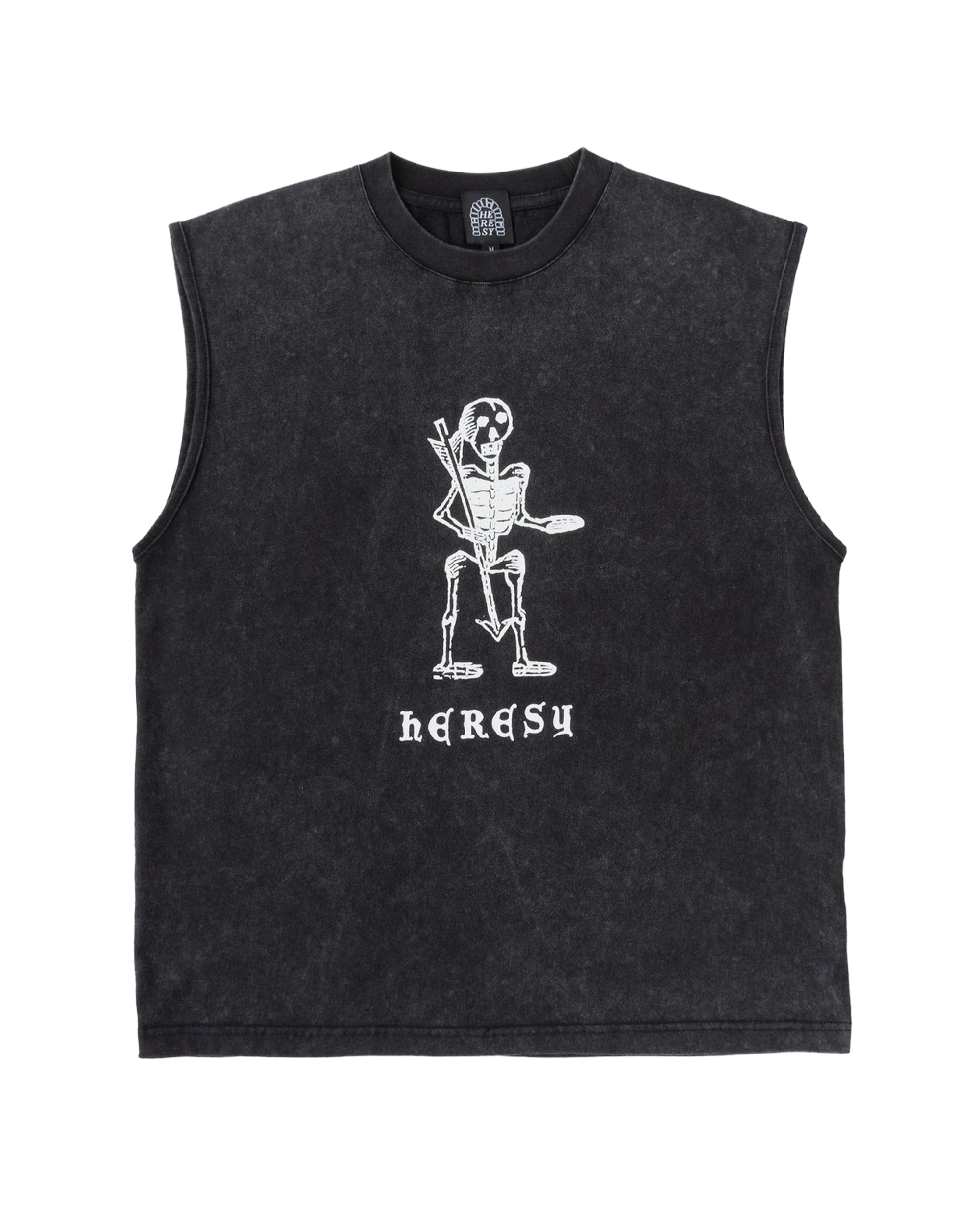 Heresy Skeleton Vest T-Shirt Ash