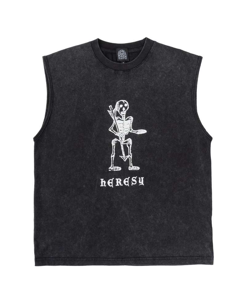 Heresy Heresy Skeleton Vest T-Shirt Ash